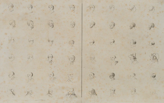 48 männliche Köpfe zu Lavater's physiognomischen Fragmenten | 14533