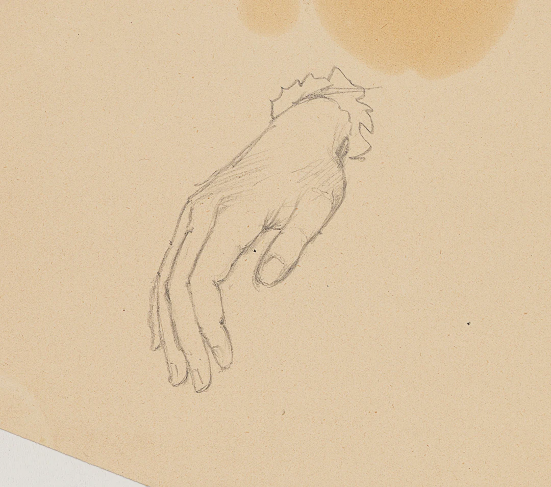 Handstudie mit Ärmelansatz | 61932