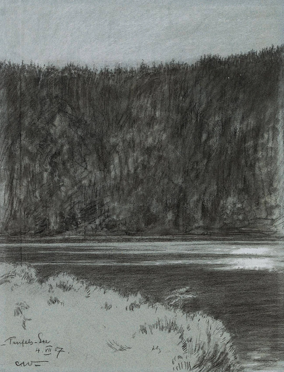 Das Ufer des Teufelssees