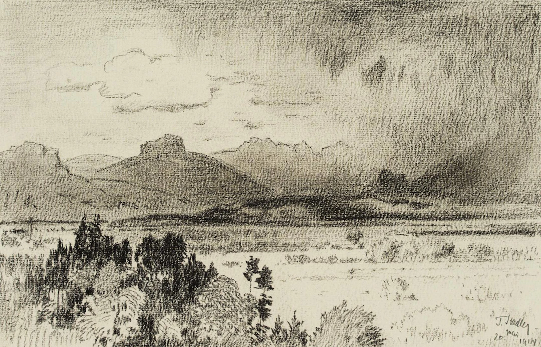Gebirge mit aufziehendem Unwetter | 16153