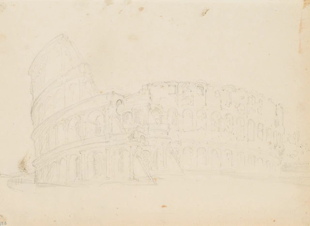 Leo Primavesi (1871 Köln - nach 1937 ), Kolosseum in Rom, Ansicht