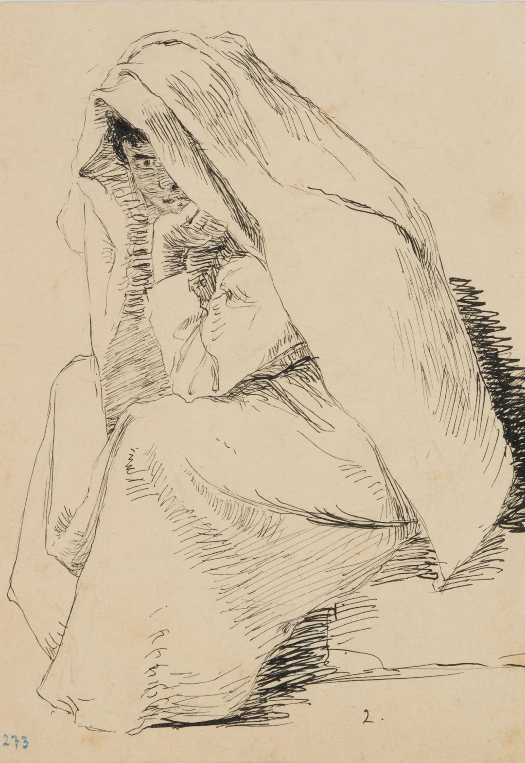Leo Primavesi (1871 Köln - nach 1937 ), Sitzende Neapolitanerin in