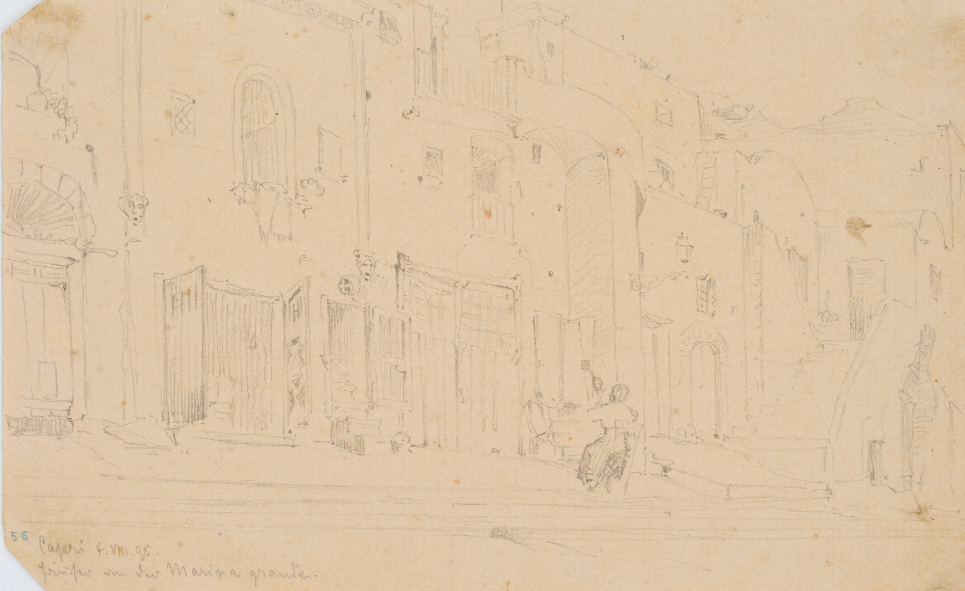 Leo Primavesi (1871 Köln - nach 1937 ), Häuser auf Capri an der Marina