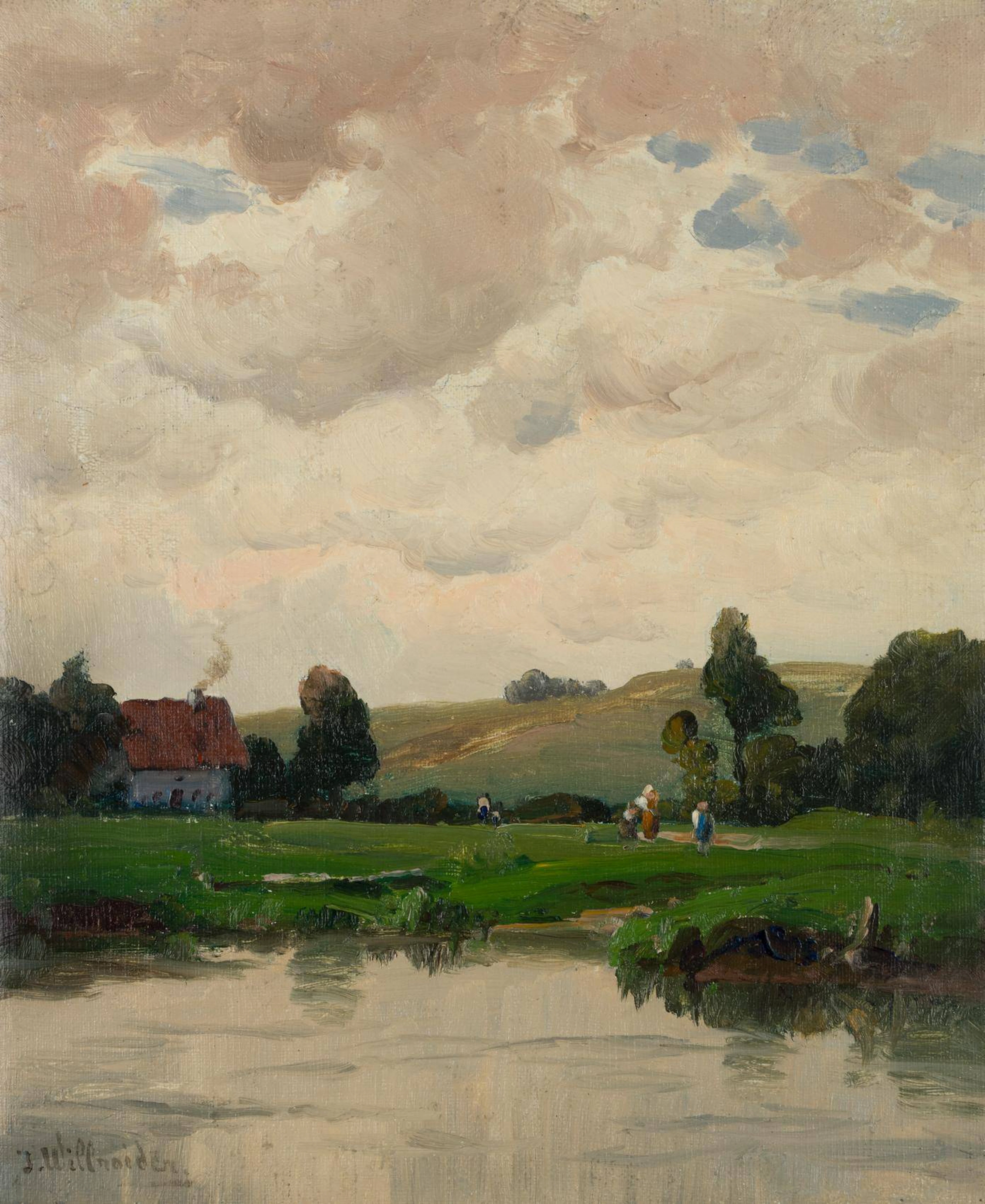 Landschaft mit See | 11743