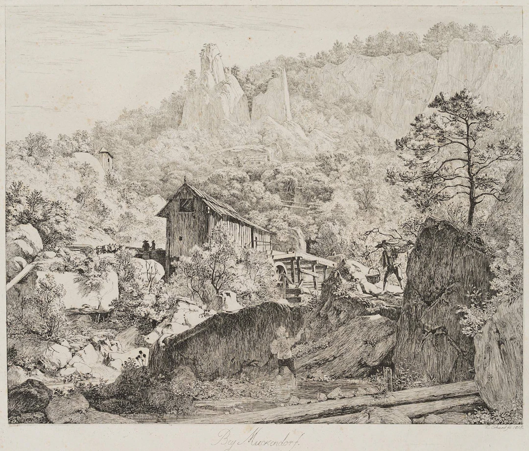 Wassermühle bei Muckendorf | 17108