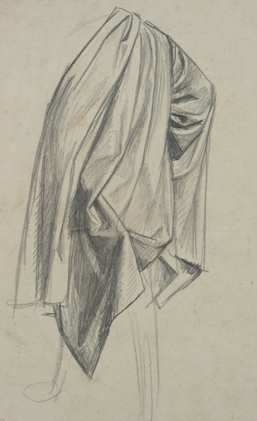 Eduard von Gebhardt (1838 St. Johannis - 1925 Düsseldorf), Gewandstudie