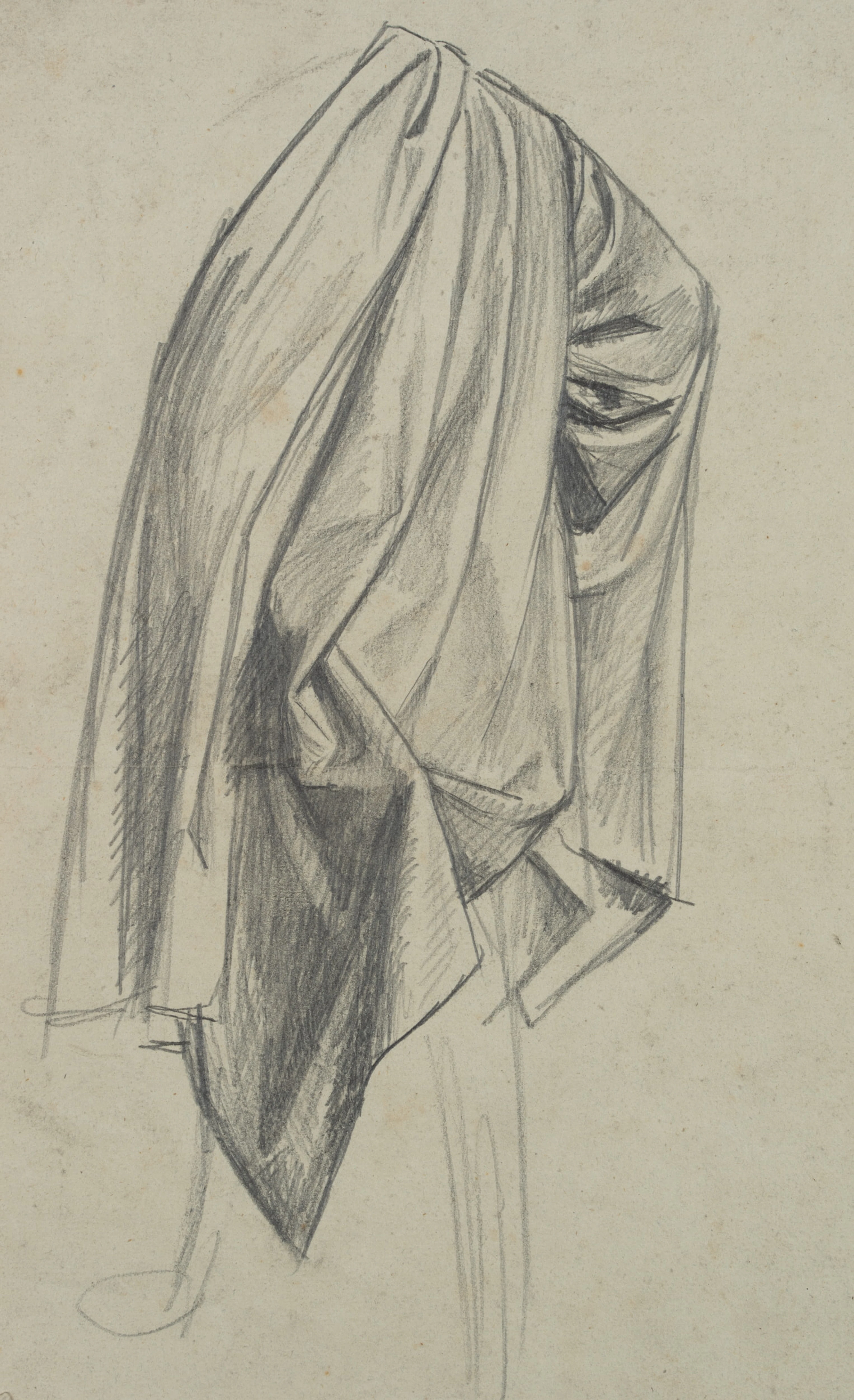 Eduard von Gebhardt (1838 St. Johannis - 1925 Düsseldorf), Gewandstudie