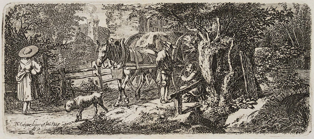 Der Almosen gebende Fuhrmann | 17121