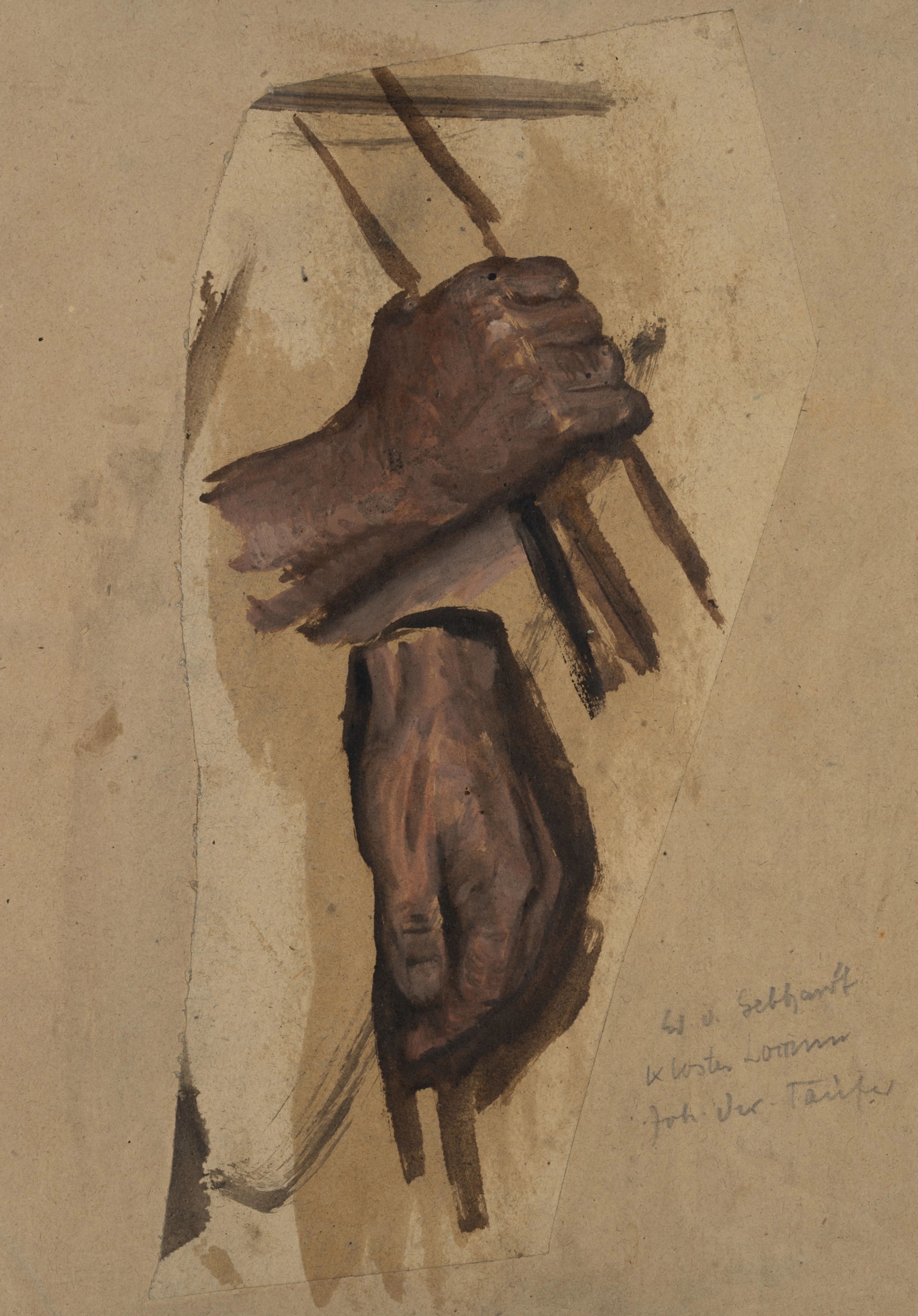 Eduard von Gebhardt (1838 St. Johannis - 1925 Düsseldorf), Handstudie