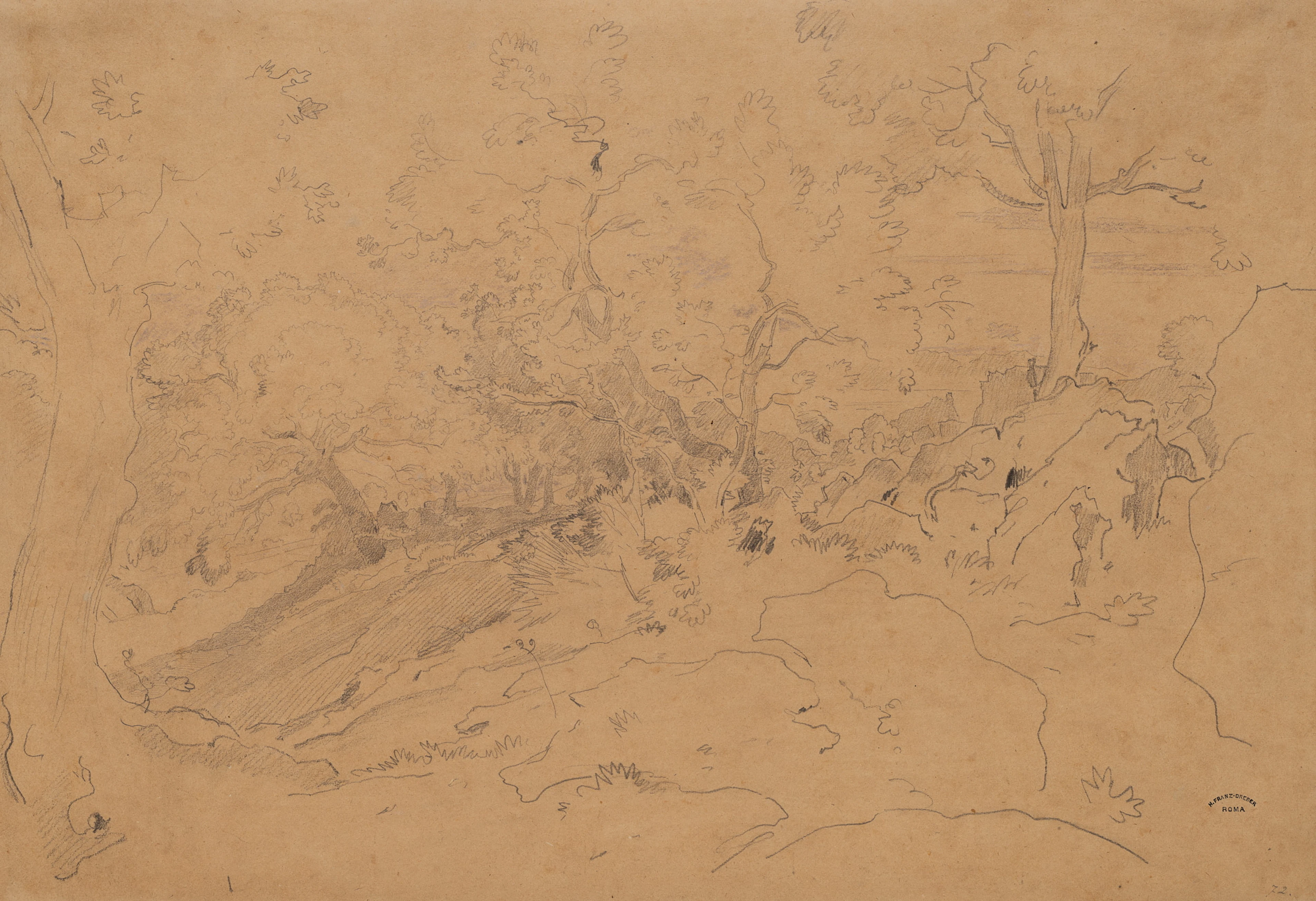 Heinrich Franz Dreber (1822 Dresden - 1875 Anticoli Di Campagna (Fuiggi))