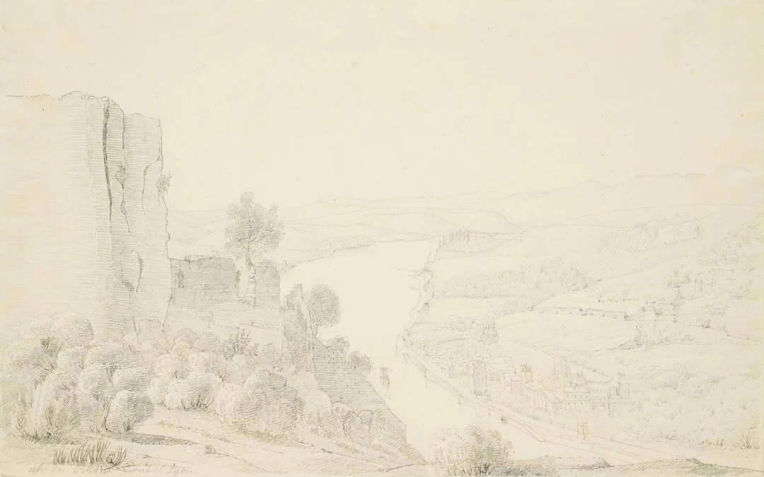 Ufer der Rhône unterhalb von Lyon | 14823