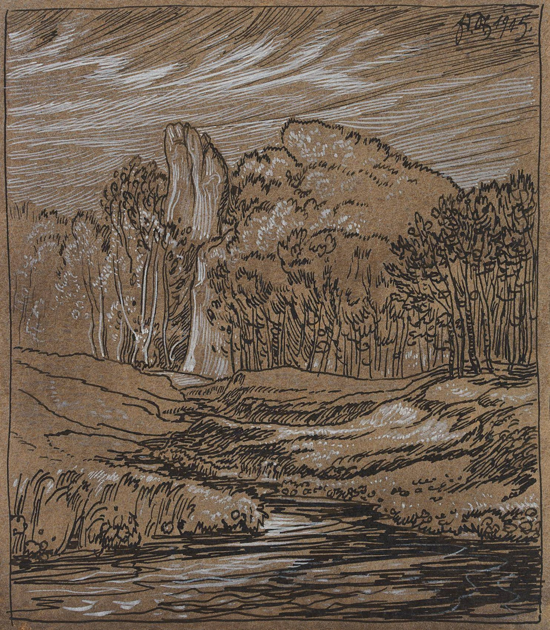 Landschaft am Fluss | 17421
