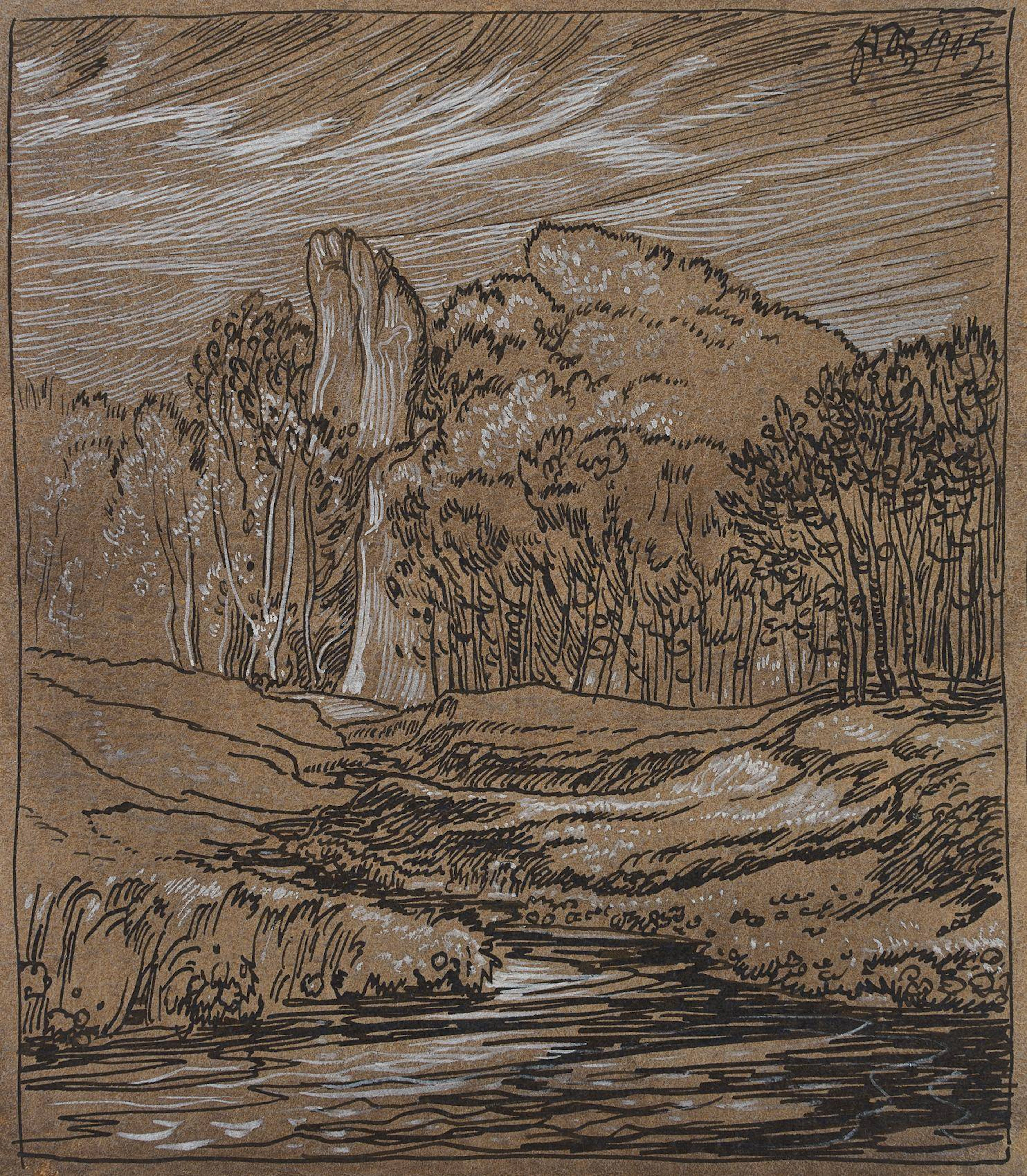 Landschaft am Fluss | 17421