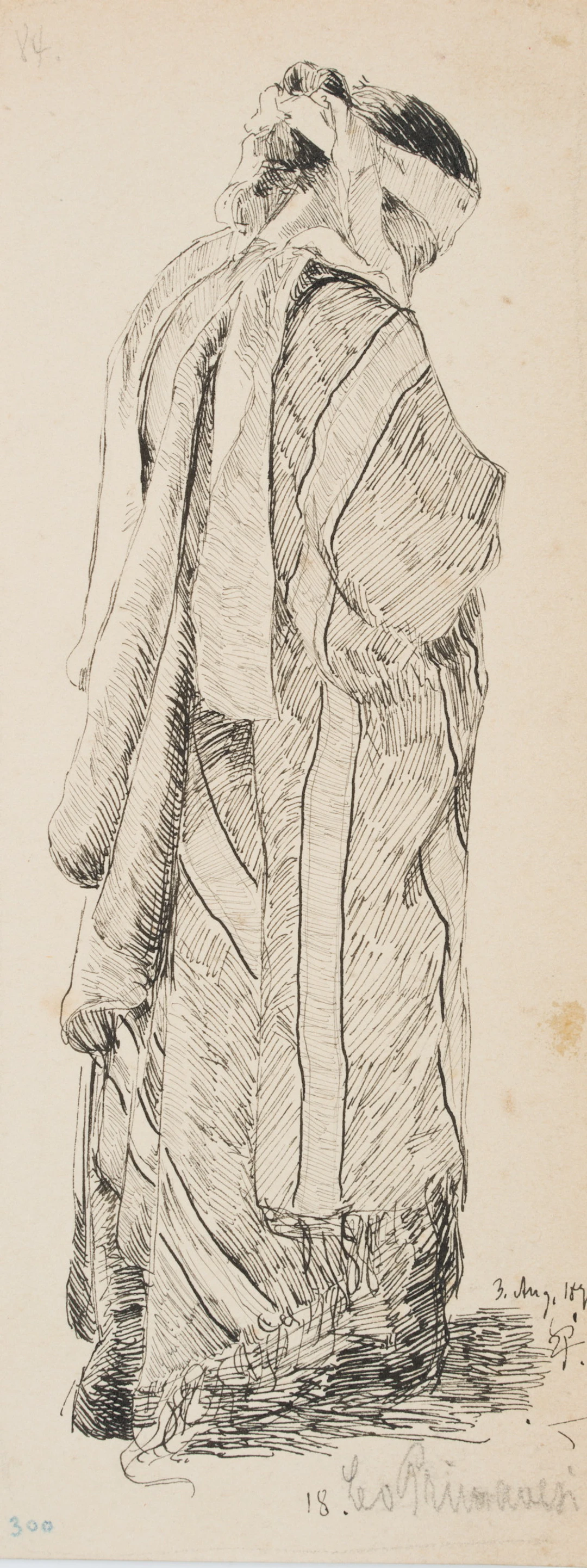 Leo Primavesi (1871 Köln - nach 1937 ), Stehende Neapolitanerin in