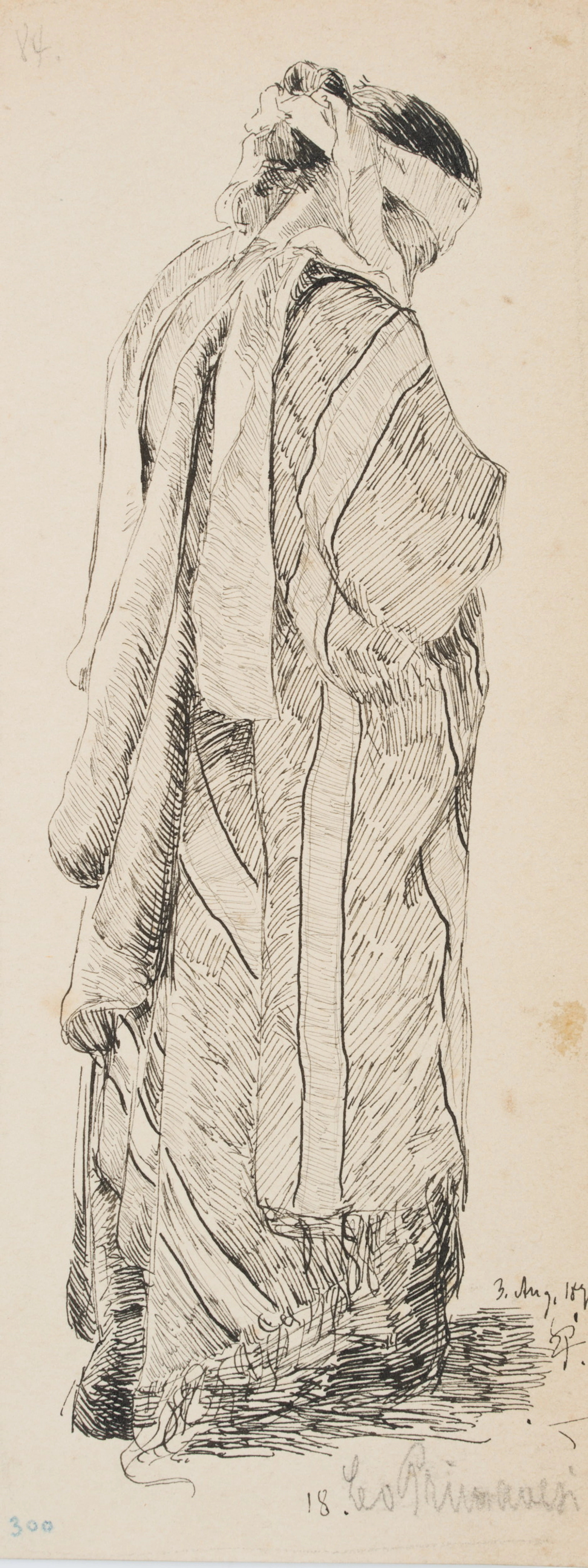 Leo Primavesi (1871 Köln - nach 1937 ), Stehende Neapolitanerin in