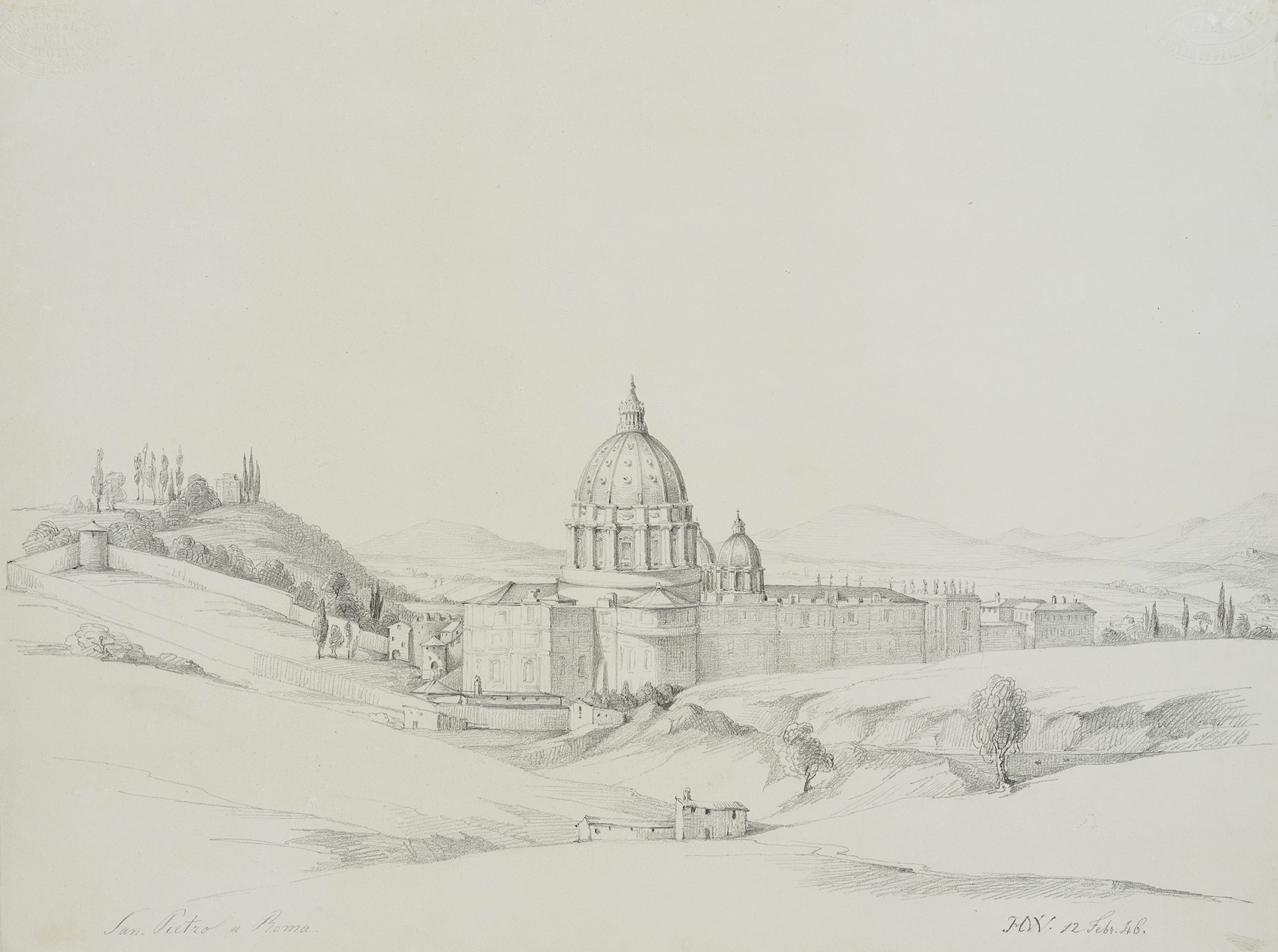Heinrich Wilhelmi (1816 Xanten - 1902 Düsseldorf), Sankt Peter in
