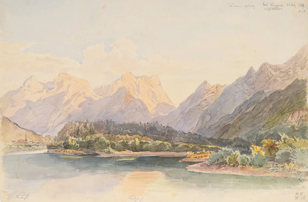 Georg Wiesend (1807 Kufstein - 1881 Berchtesgaden), Tennengebirge