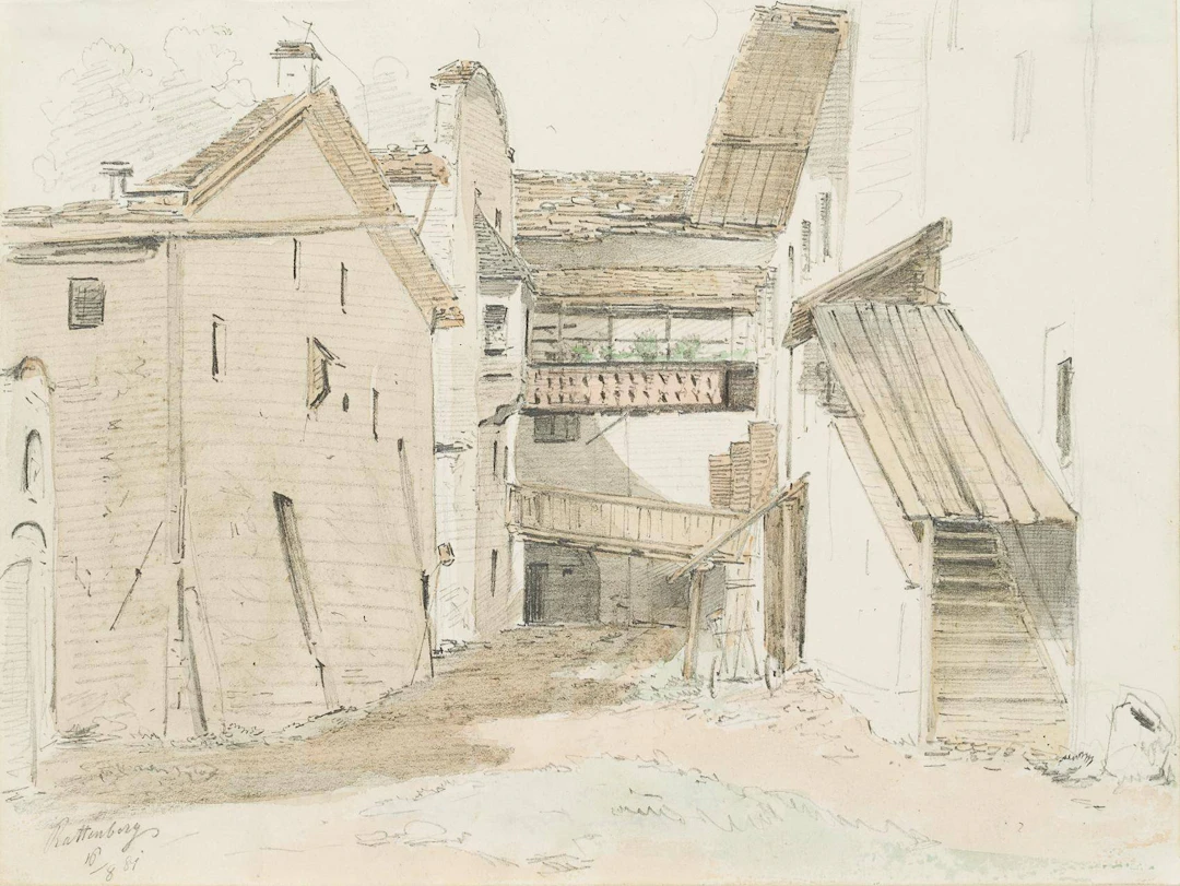 Hofansicht in Rattenberg am Inn | 15981