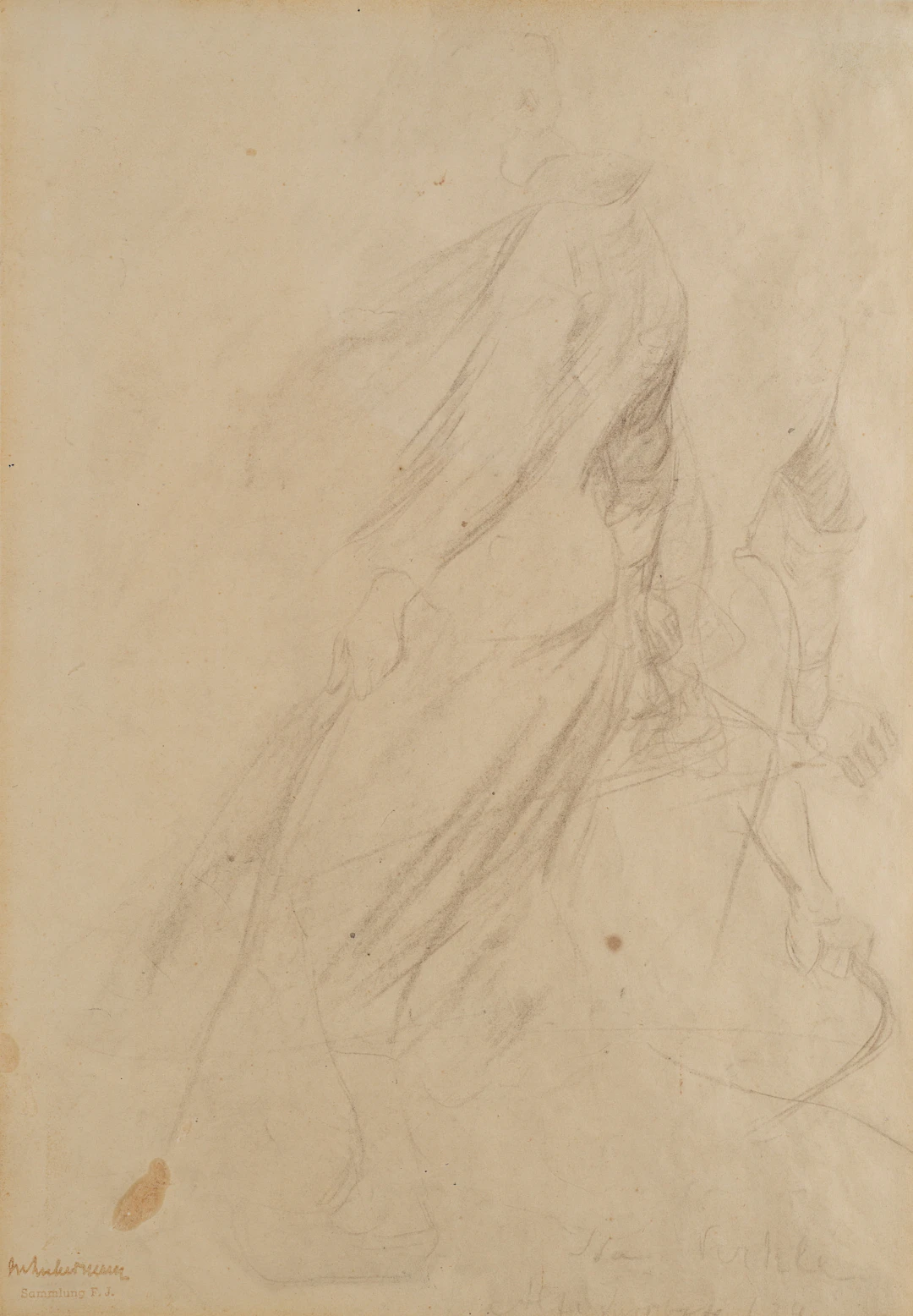 Max Liebermann (1847 Berlin - 1935 ebd.), Studie zu dem Gemälde "Die