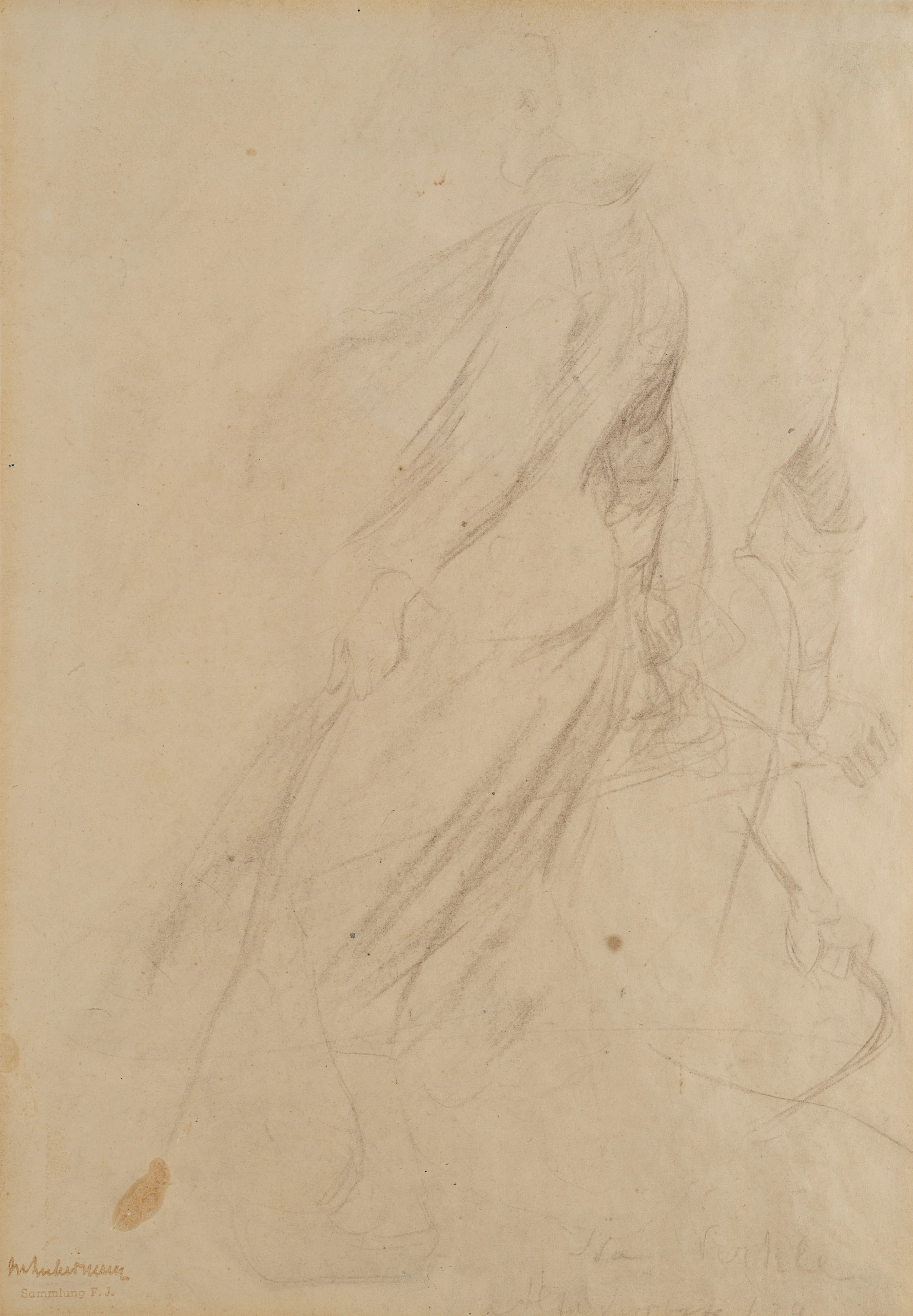 Max Liebermann (1847 Berlin - 1935 ebd.), Studie zu dem Gemälde "Die