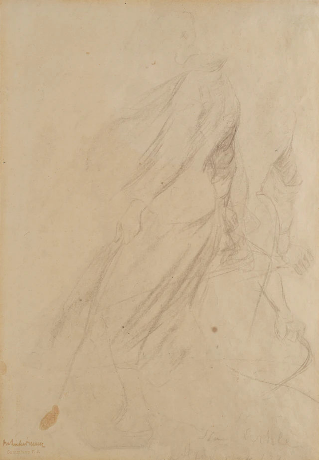 Max Liebermann (1847 Berlin - 1935 ebd.), Studie zu dem Gemälde "Die