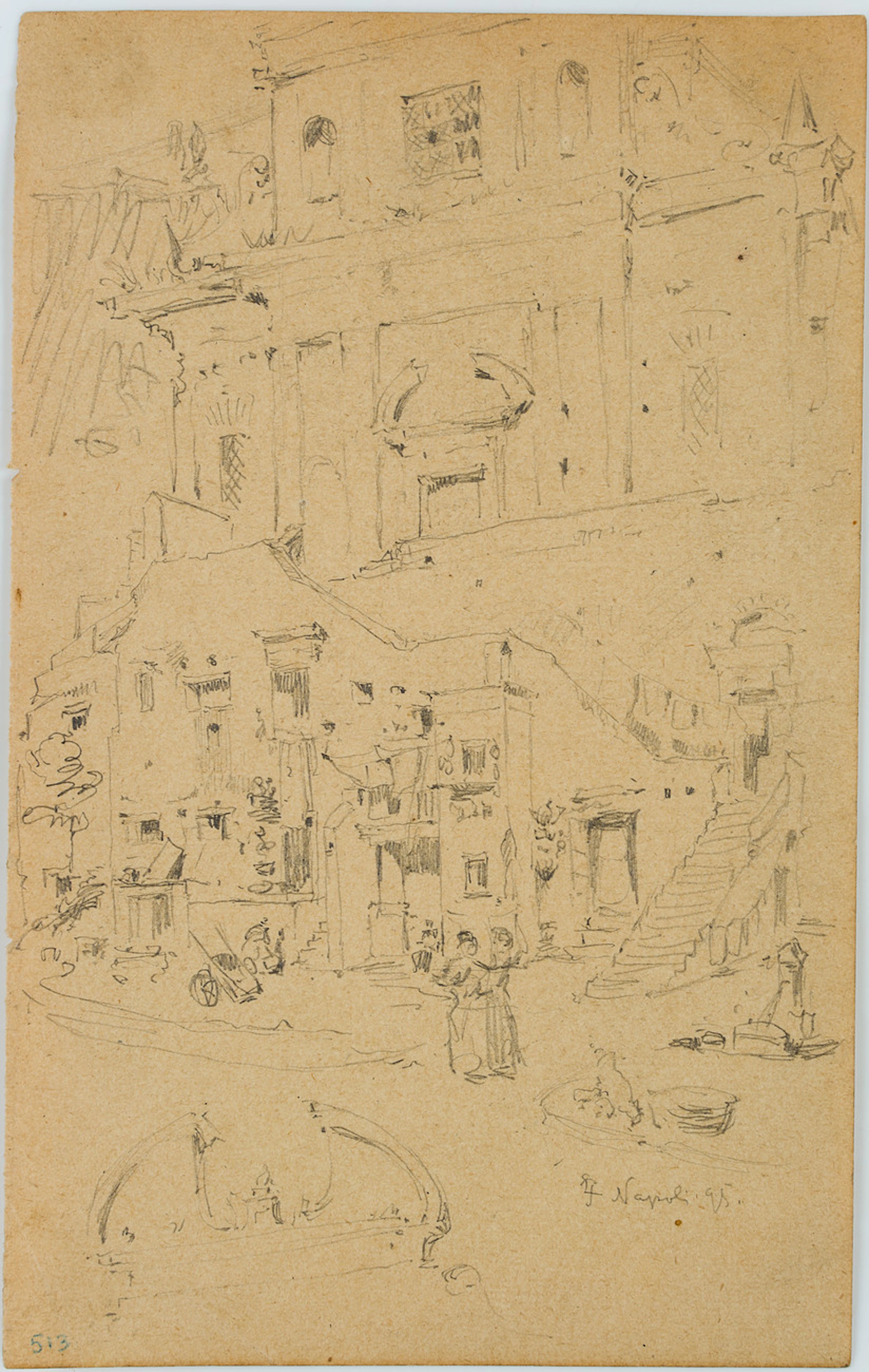 Leo Primavesi (1871 Köln - nach 1937 ), Barocke Kirchenfassade in