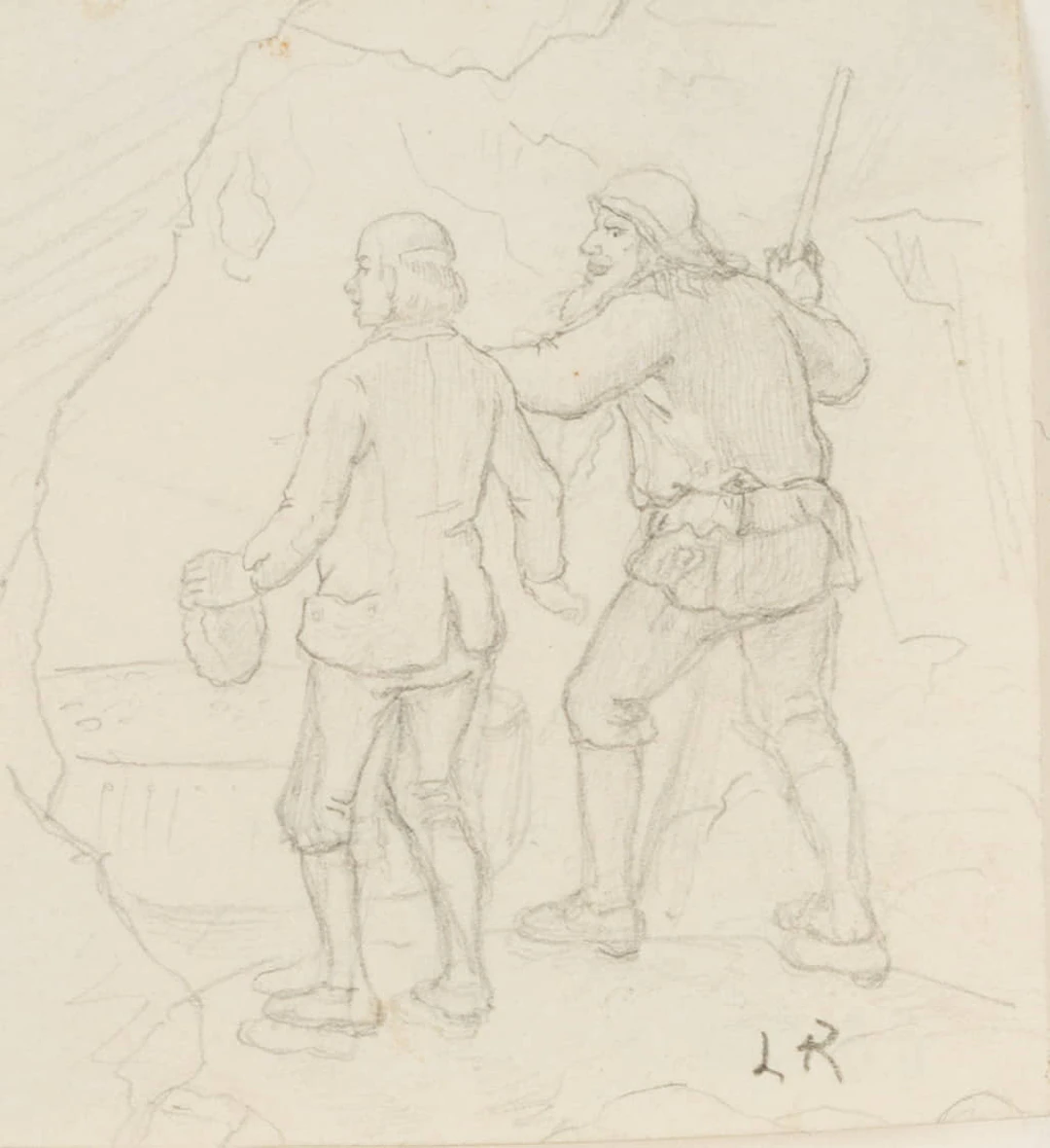 Rübezahl mit Veit in der Schatzhöhle | 35155