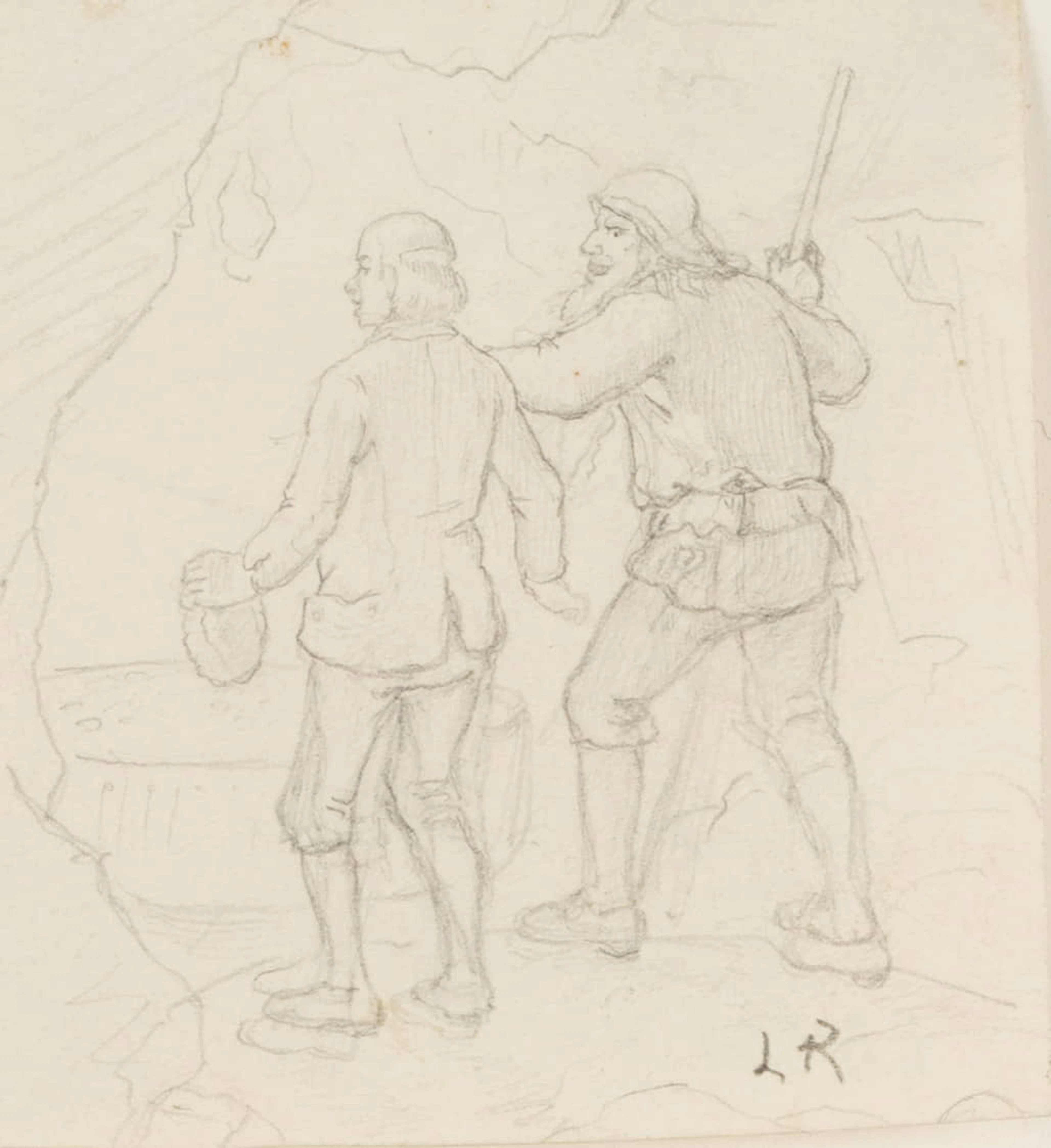 Rübezahl mit Veit in der Schatzhöhle | 35155