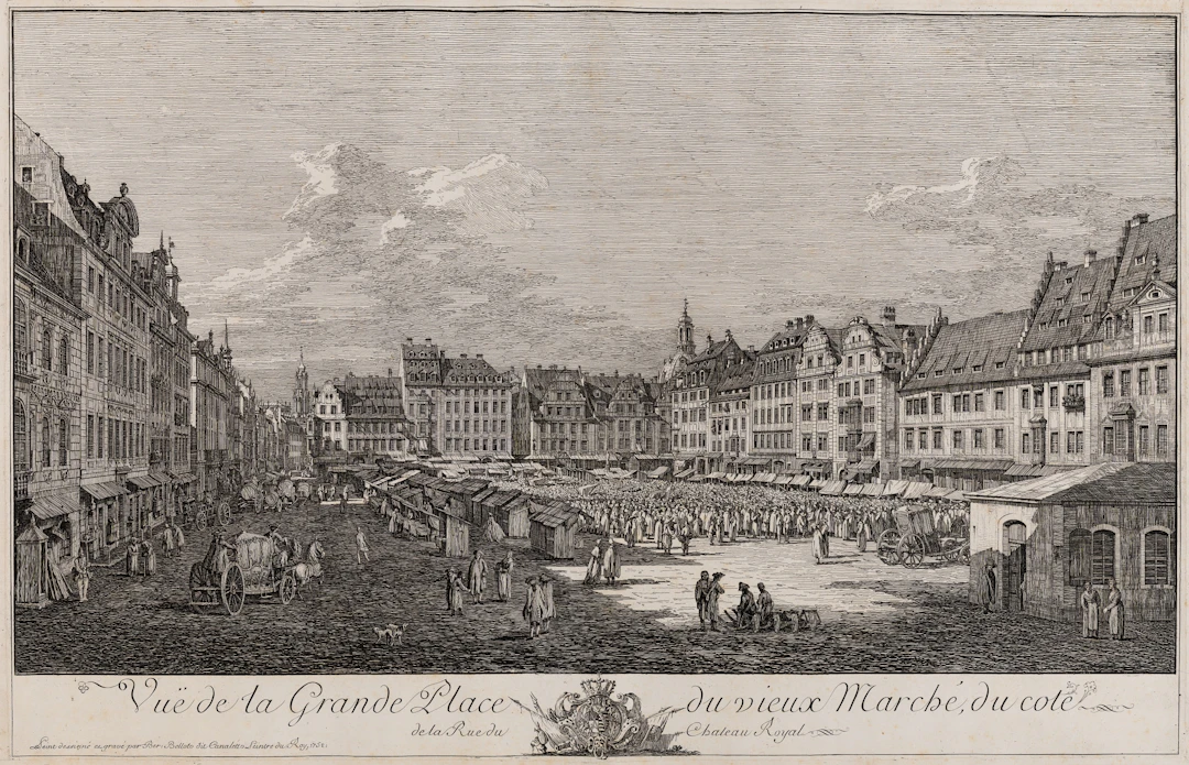 Canaletto: Bernardo Bellotto (1722 Venedig - 1780 Warschau), Ansicht