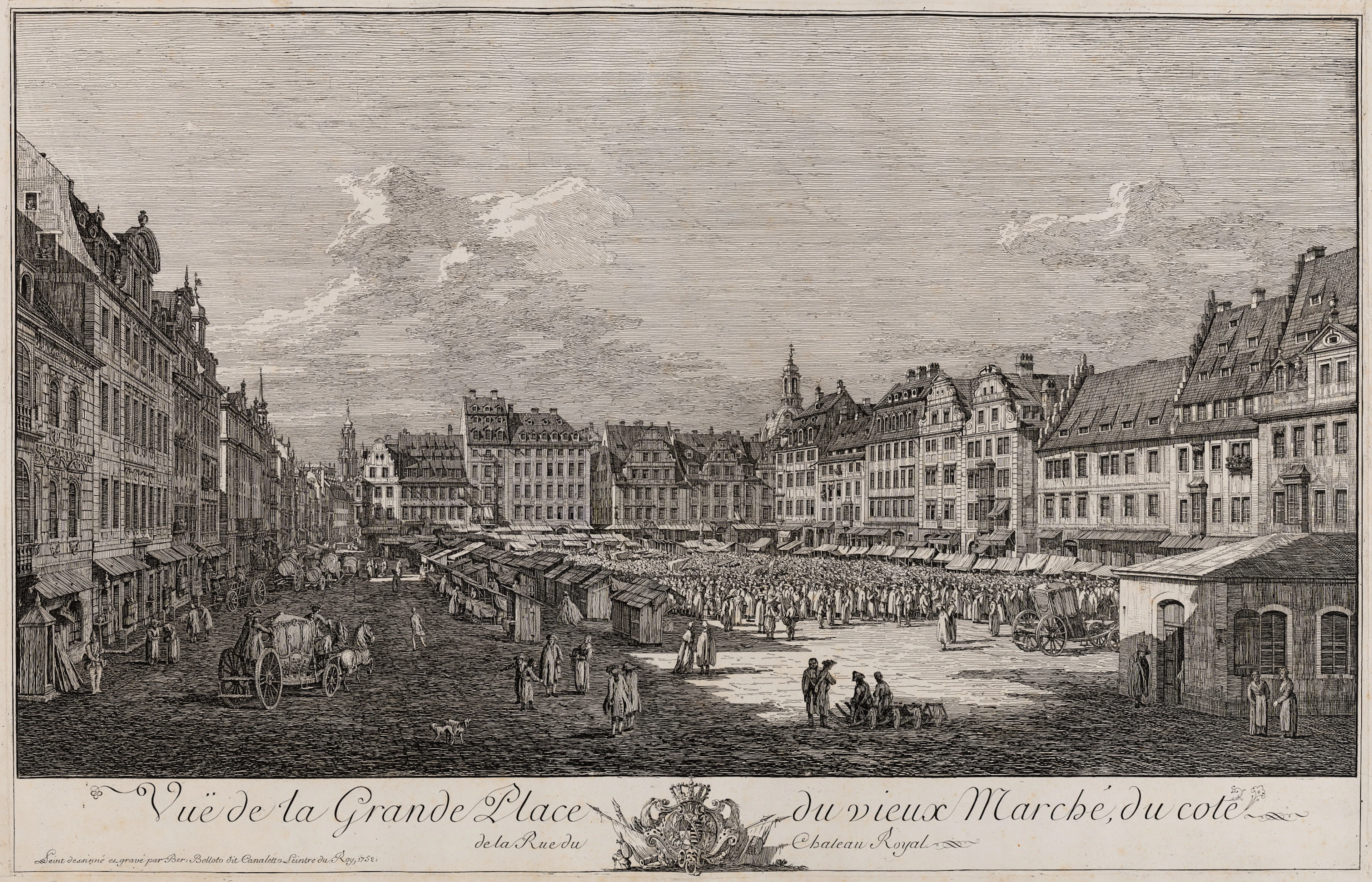 Canaletto: Bernardo Bellotto (1722 Venedig - 1780 Warschau), Ansicht