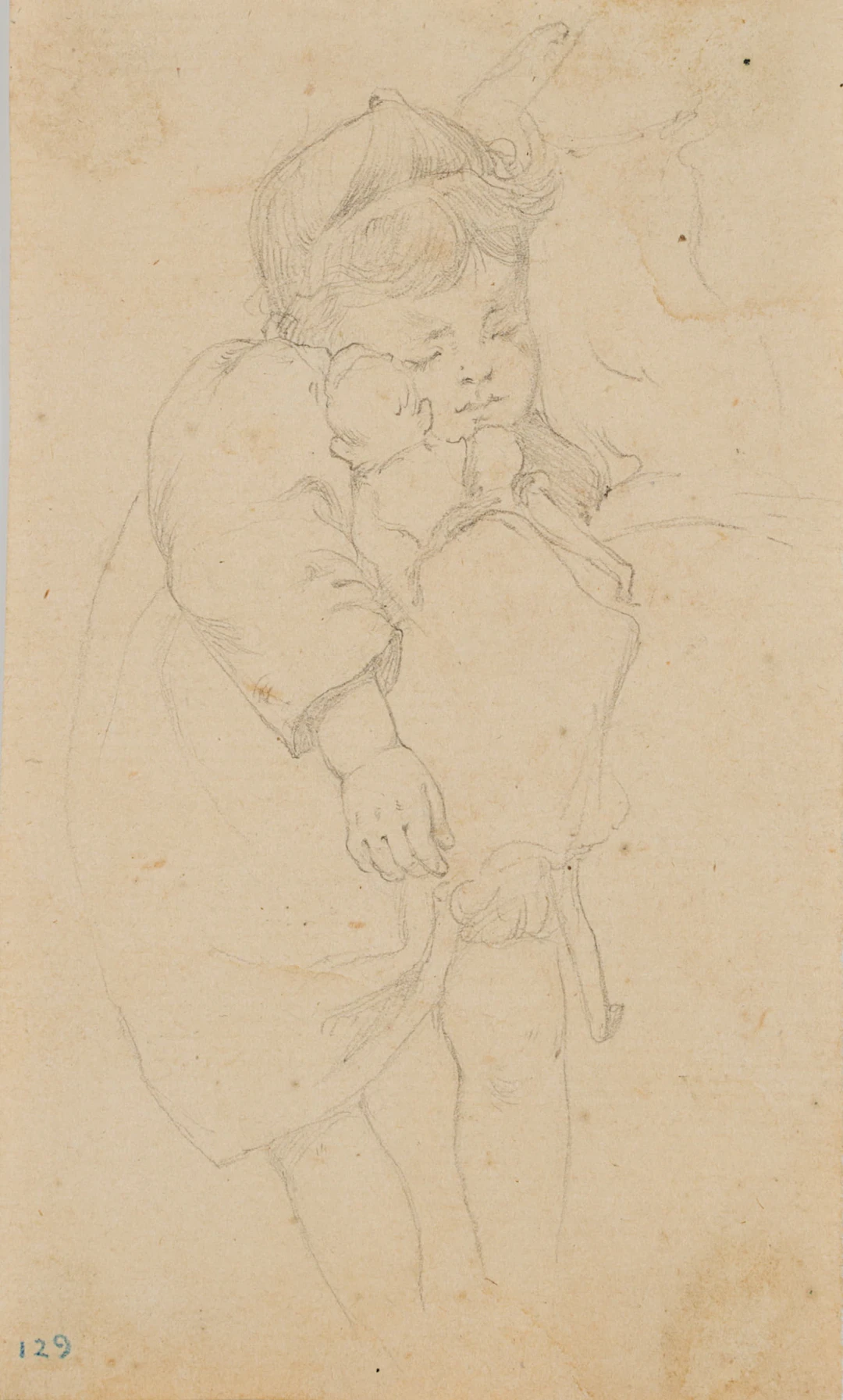 Leo Primavesi (1871 Köln - nach 1937 ), Porträt eines schlafenden