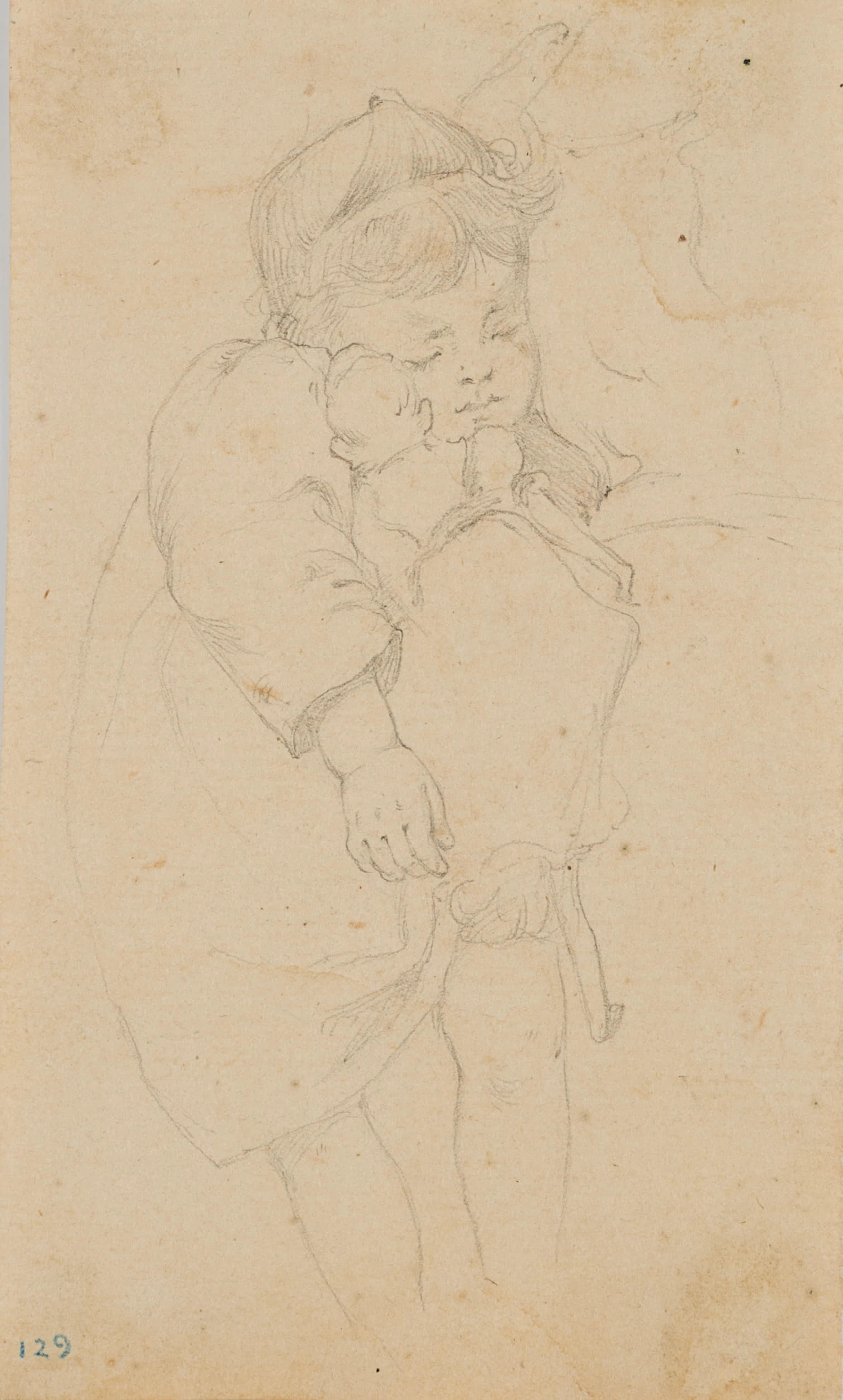 Leo Primavesi (1871 Köln - nach 1937 ), Porträt eines schlafenden