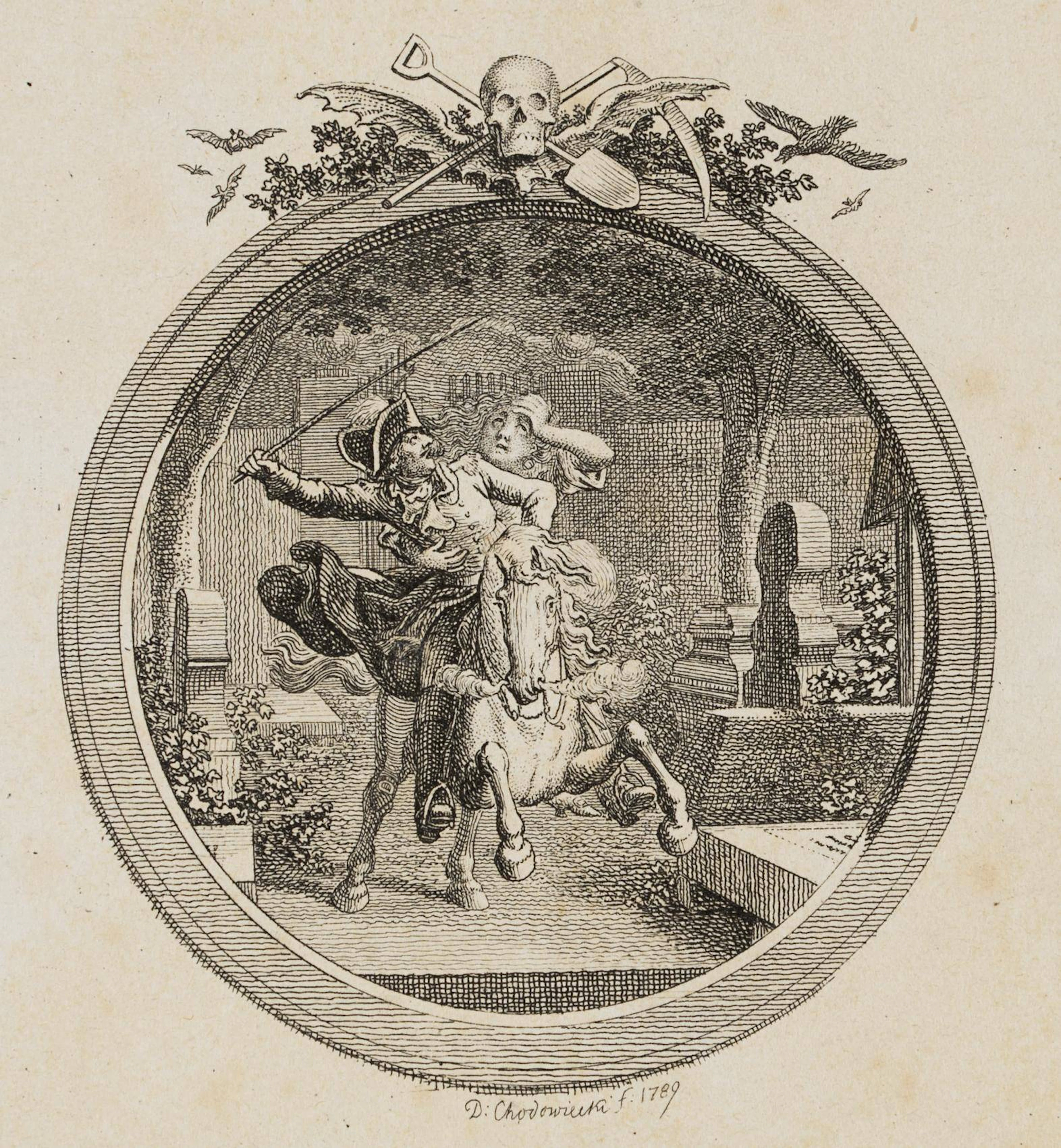 Wilhelm sprengt auf den Kirchhof | 13783