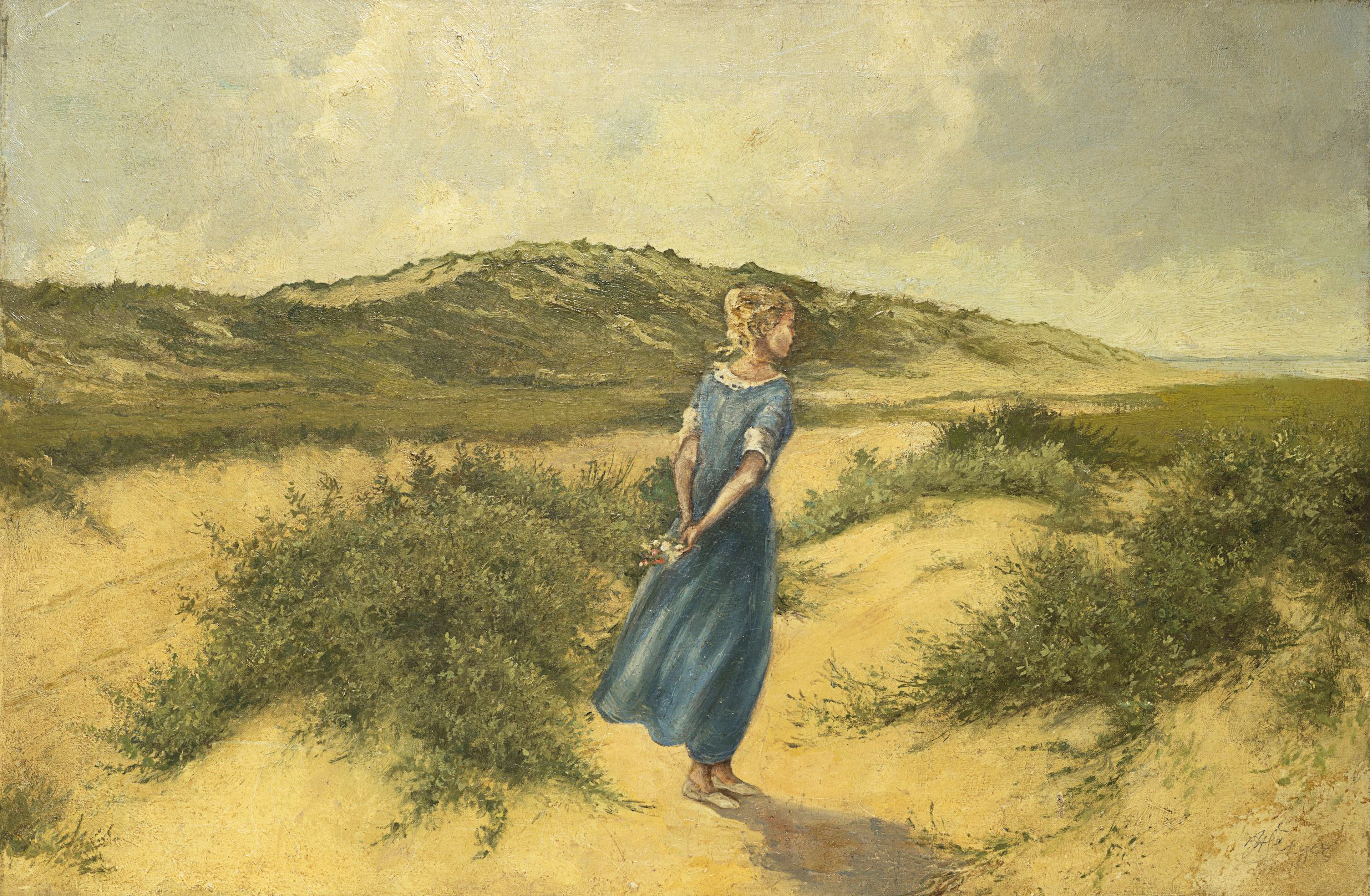 Mädchen in den Dünen | 62049