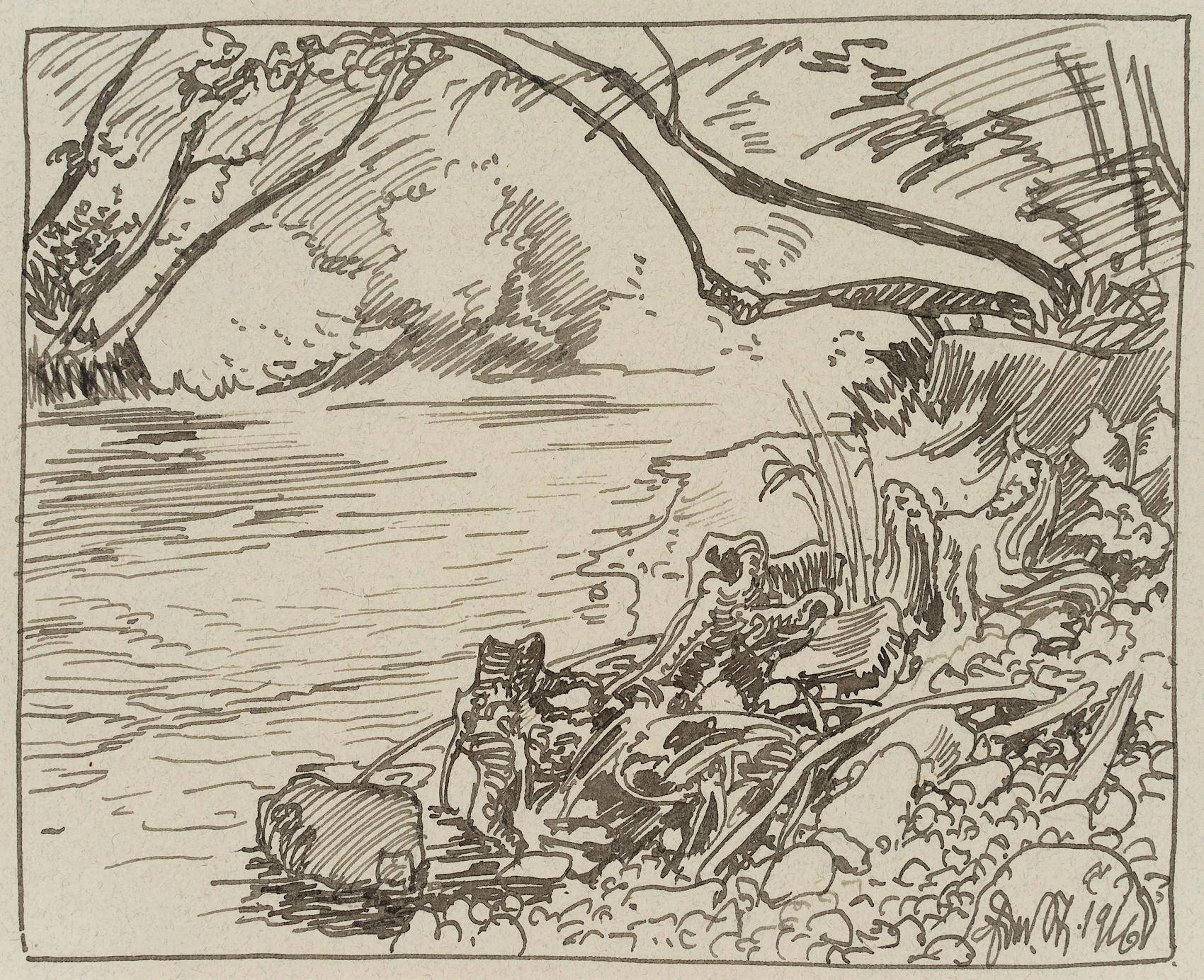 Ufer eines Flusses | 17437