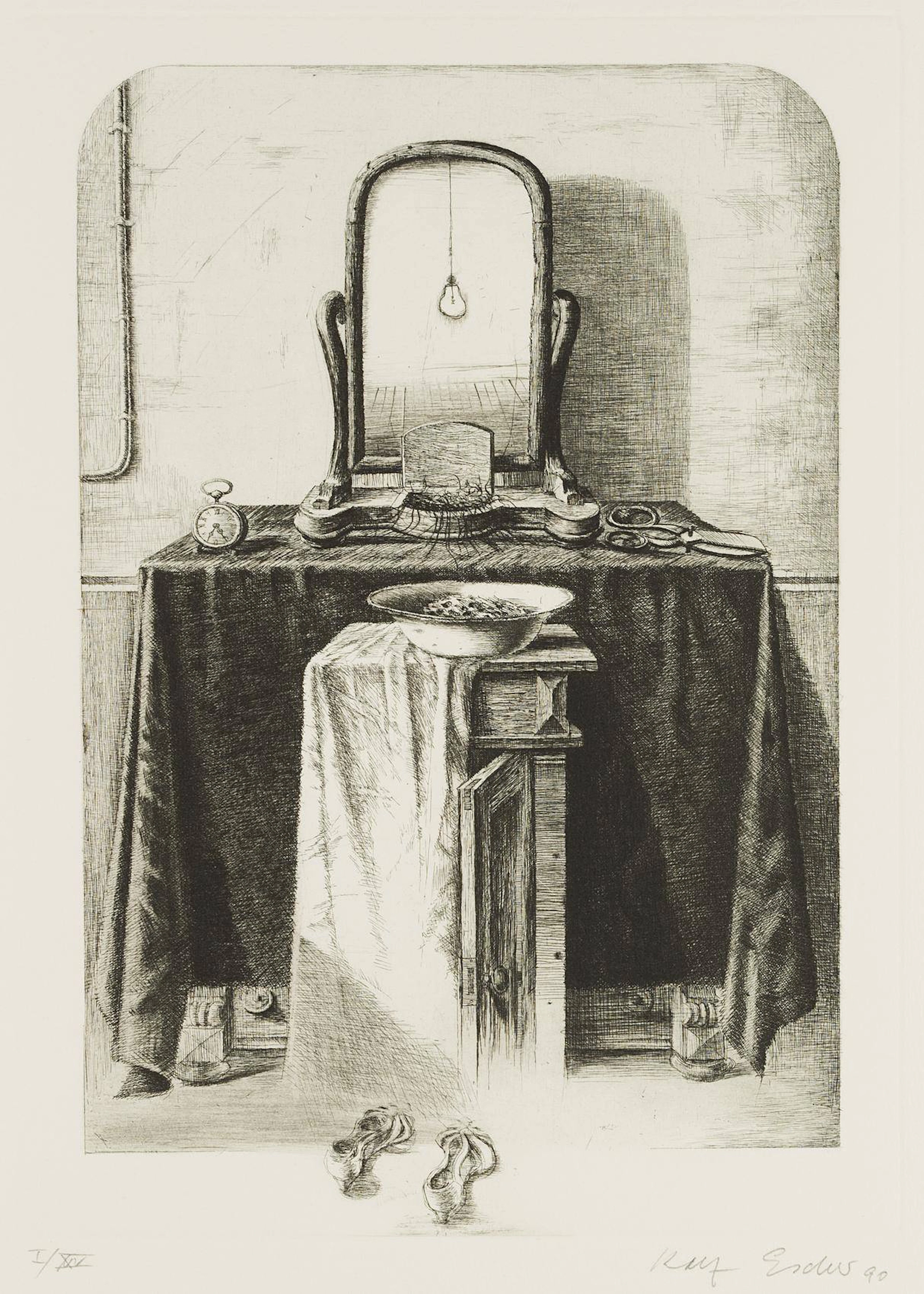 Verhüllte Kommode | 16507