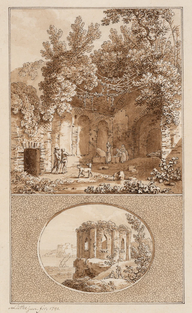 Peter Ludwig Lütke (1759 Berlin - 1831 ebd.), Vorzeichnung zum Frontispiz