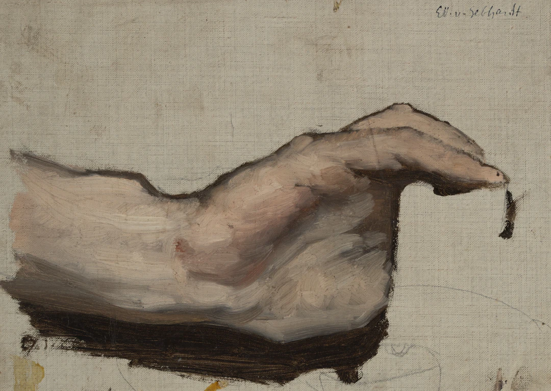 Eduard von Gebhardt (1838 St. Johannis - 1925 Düsseldorf), Handstudie
