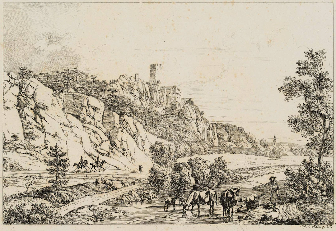 St. Helena und Schloss Rauhenstein bei Baden | 17219