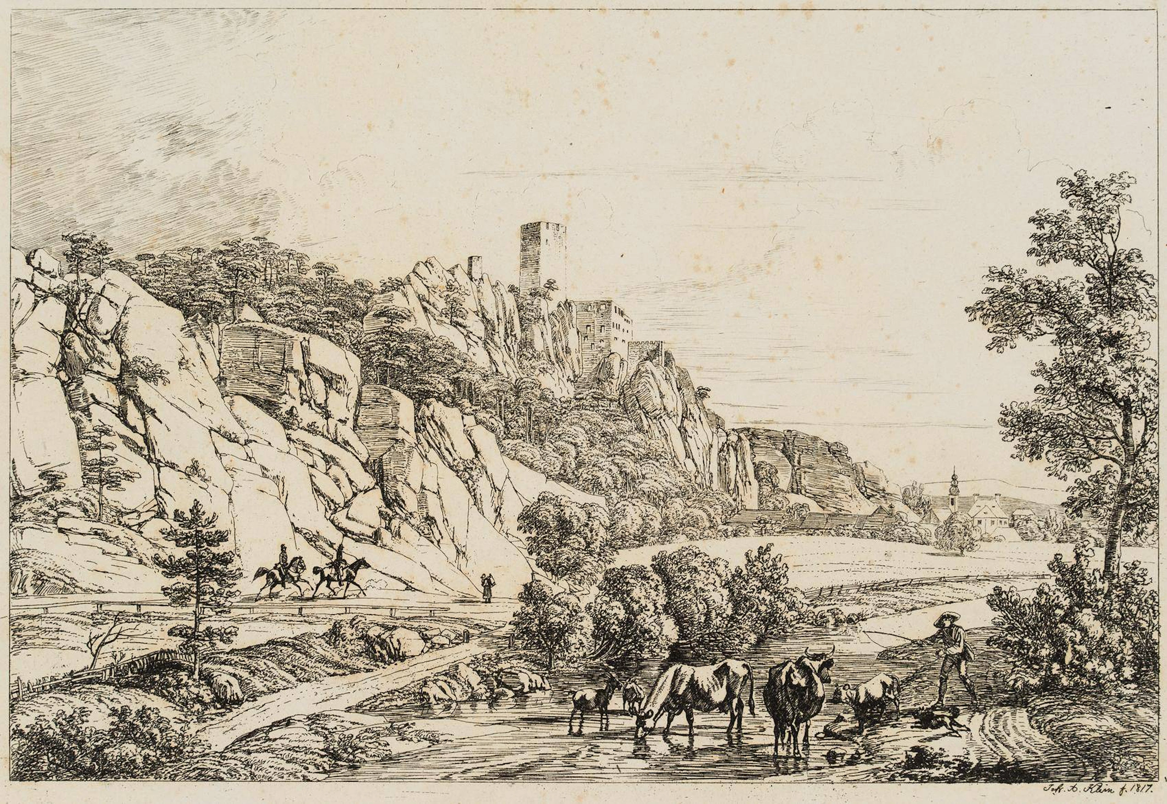 St. Helena und Schloss Rauhenstein bei Baden | 17219