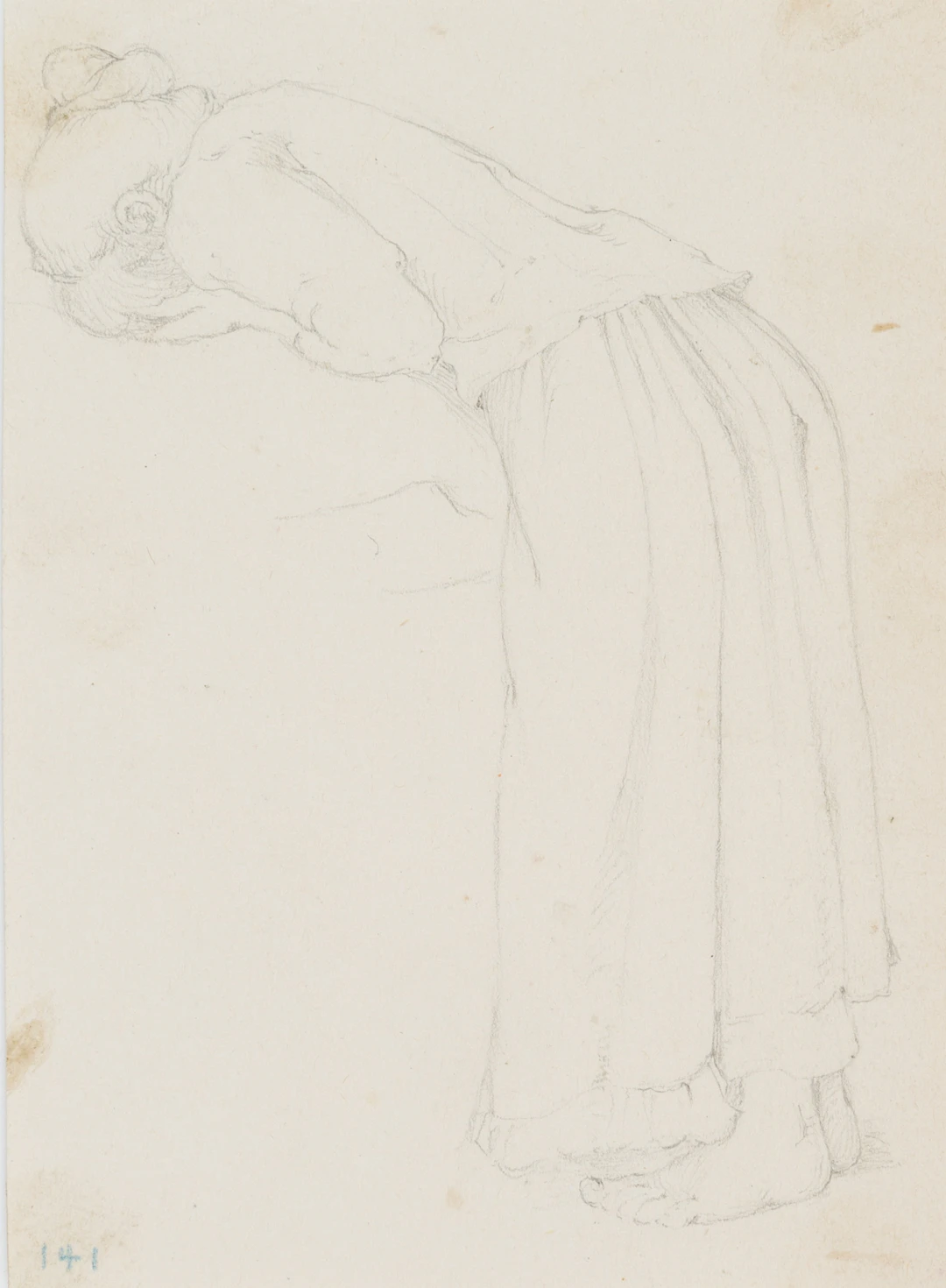 Leo Primavesi (1871 Köln - nach 1937 ), Trauerndes Mädchen, das Gesicht