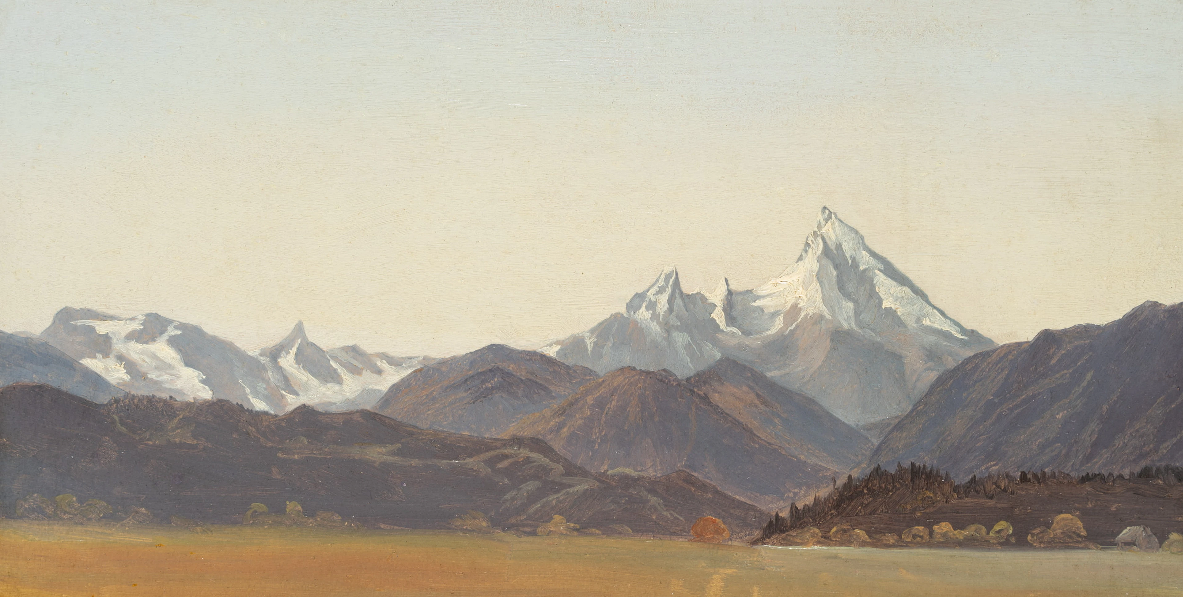 Carl Robert Kummer (1810 Dresden - 1889 ebd.), Der Watzmann, 19. Jahrhundert