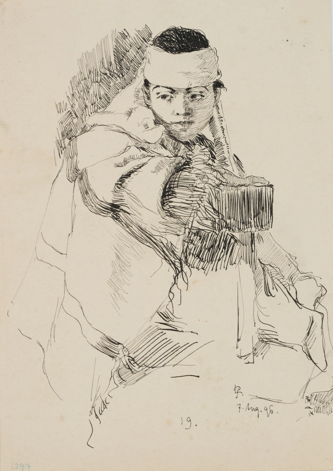 Leo Primavesi (1871 Köln - nach 1937 ), Junge Italienerin, Neapolitanerin