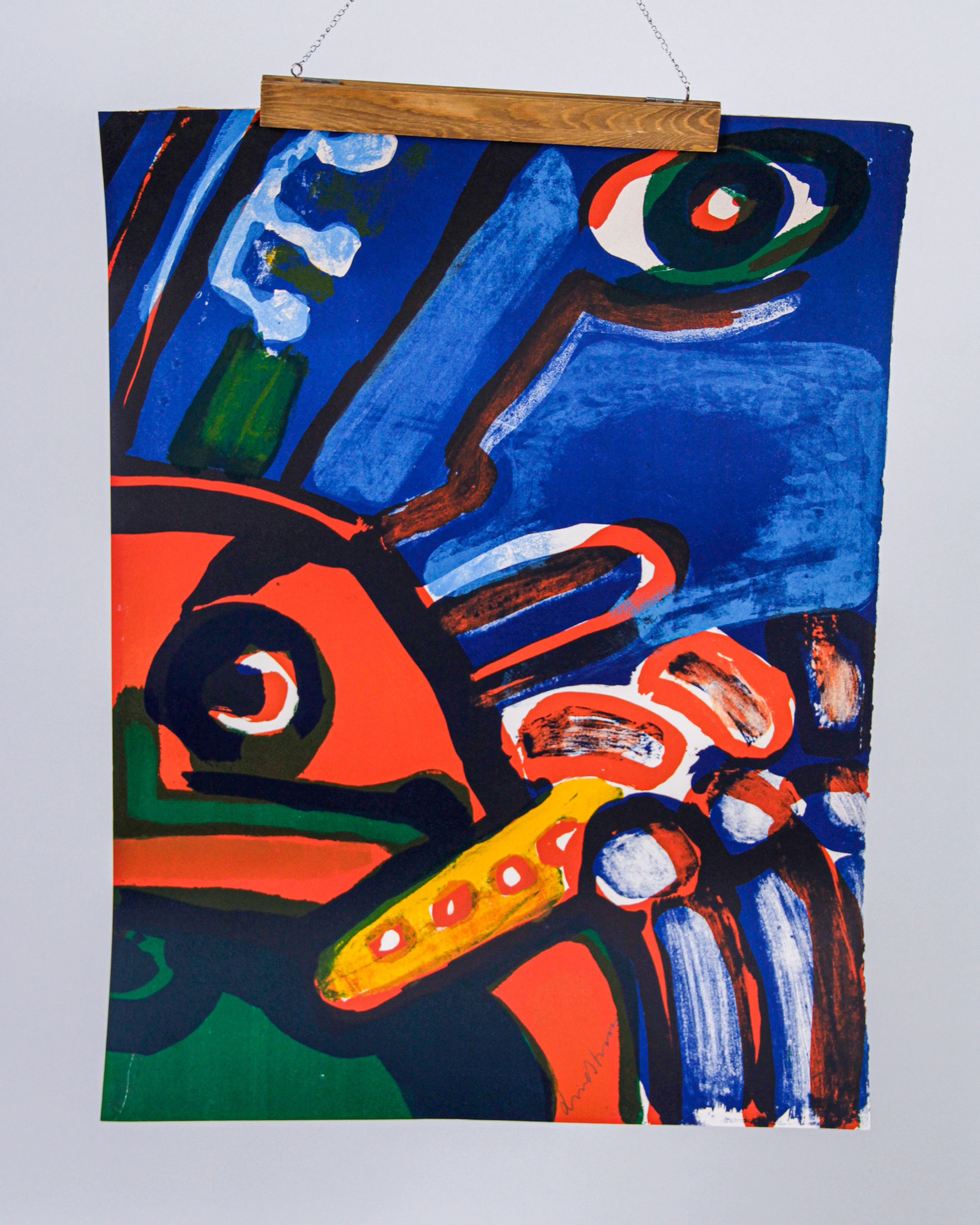Litografi, Bengt Lindström, signerad, numrerad 103/150