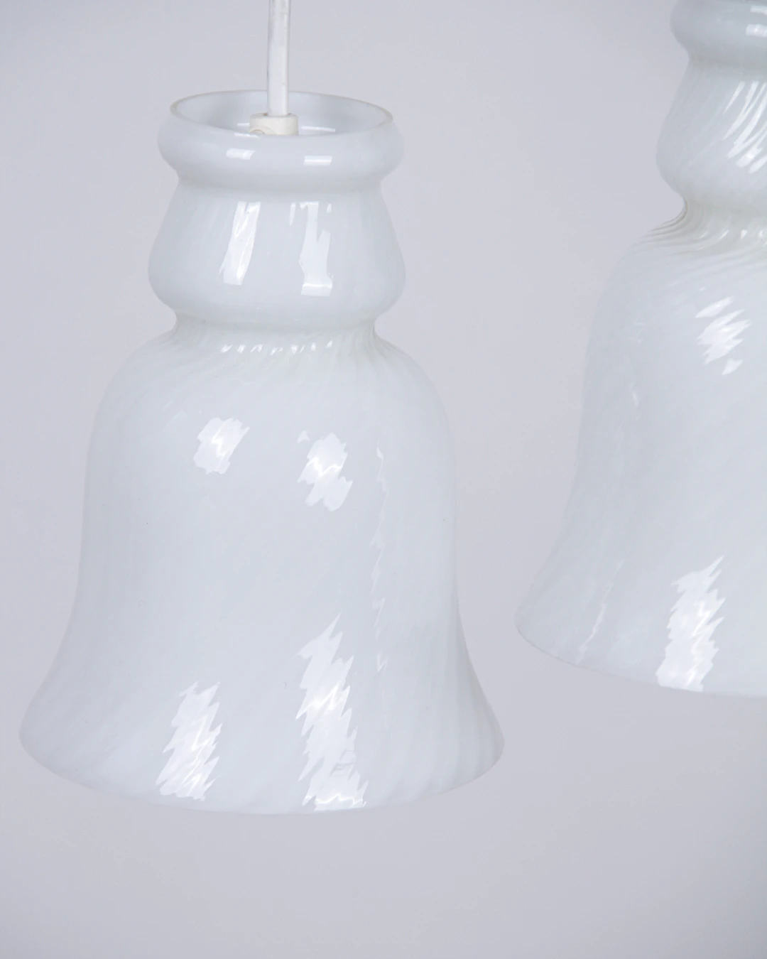 Pendellampor, 2 st, glas