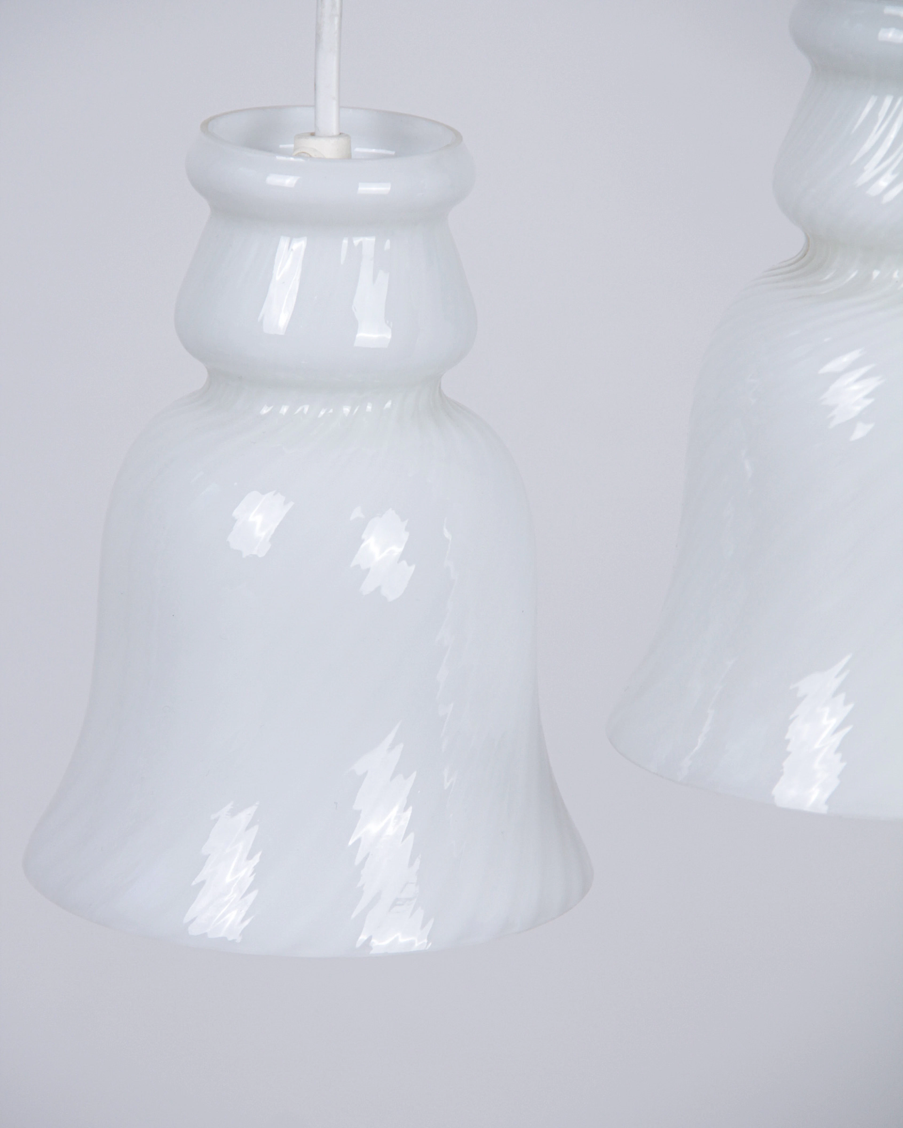 Pendellampor, 2 st, glas