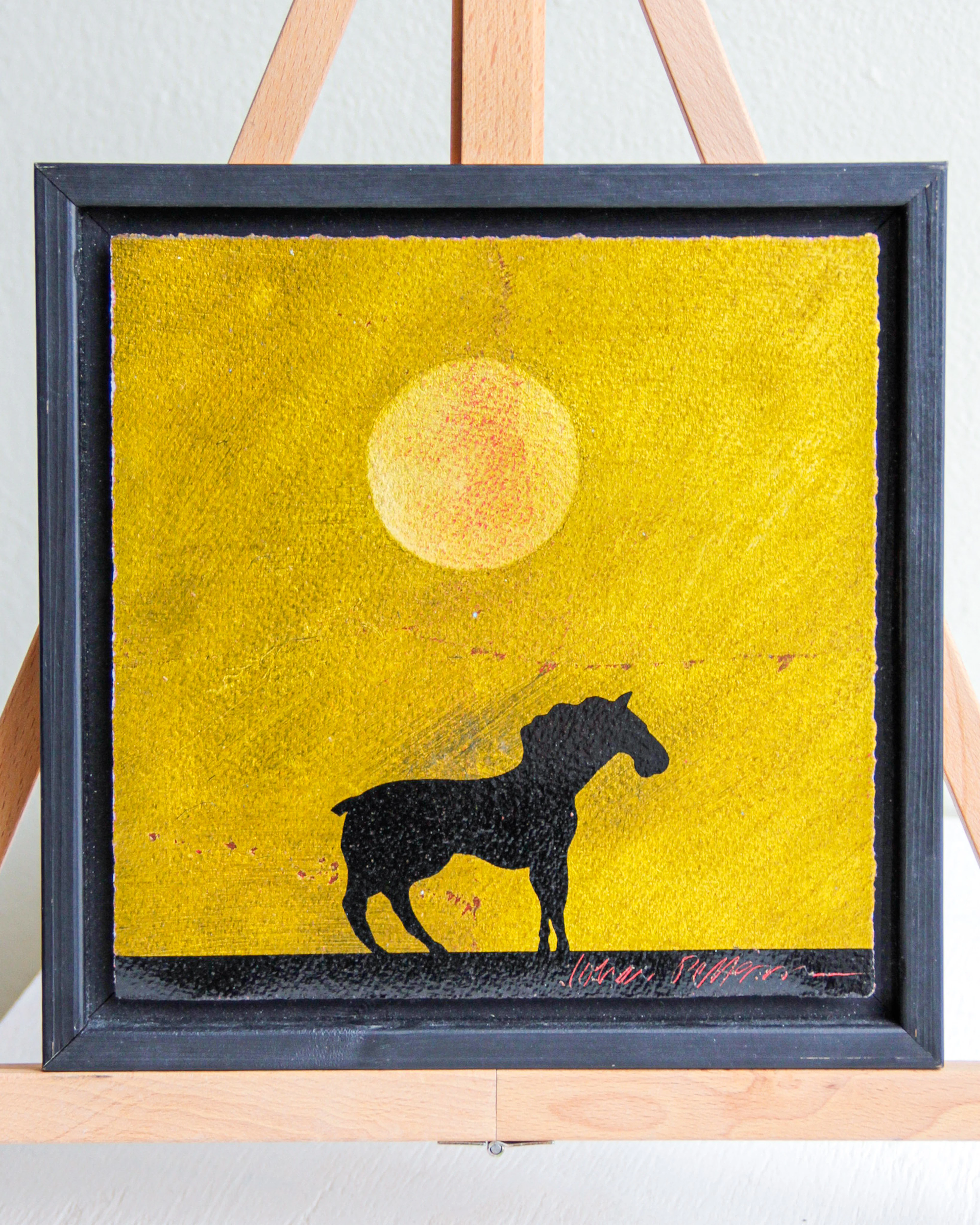 Blandteknik, hästmotiv, Johan Petterson, 2008