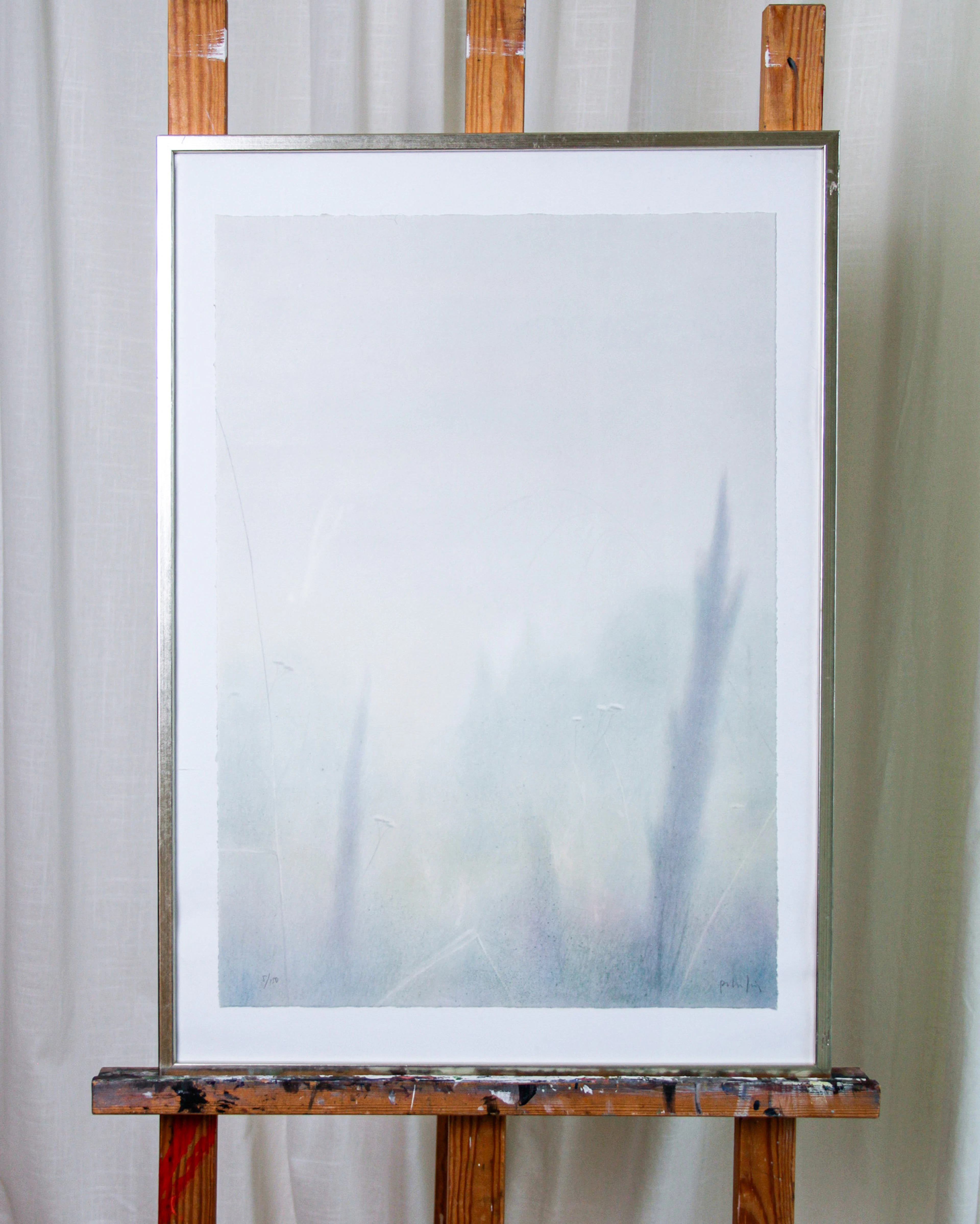 Litografi, Peter Frie, signerad, numrerad 5/150
