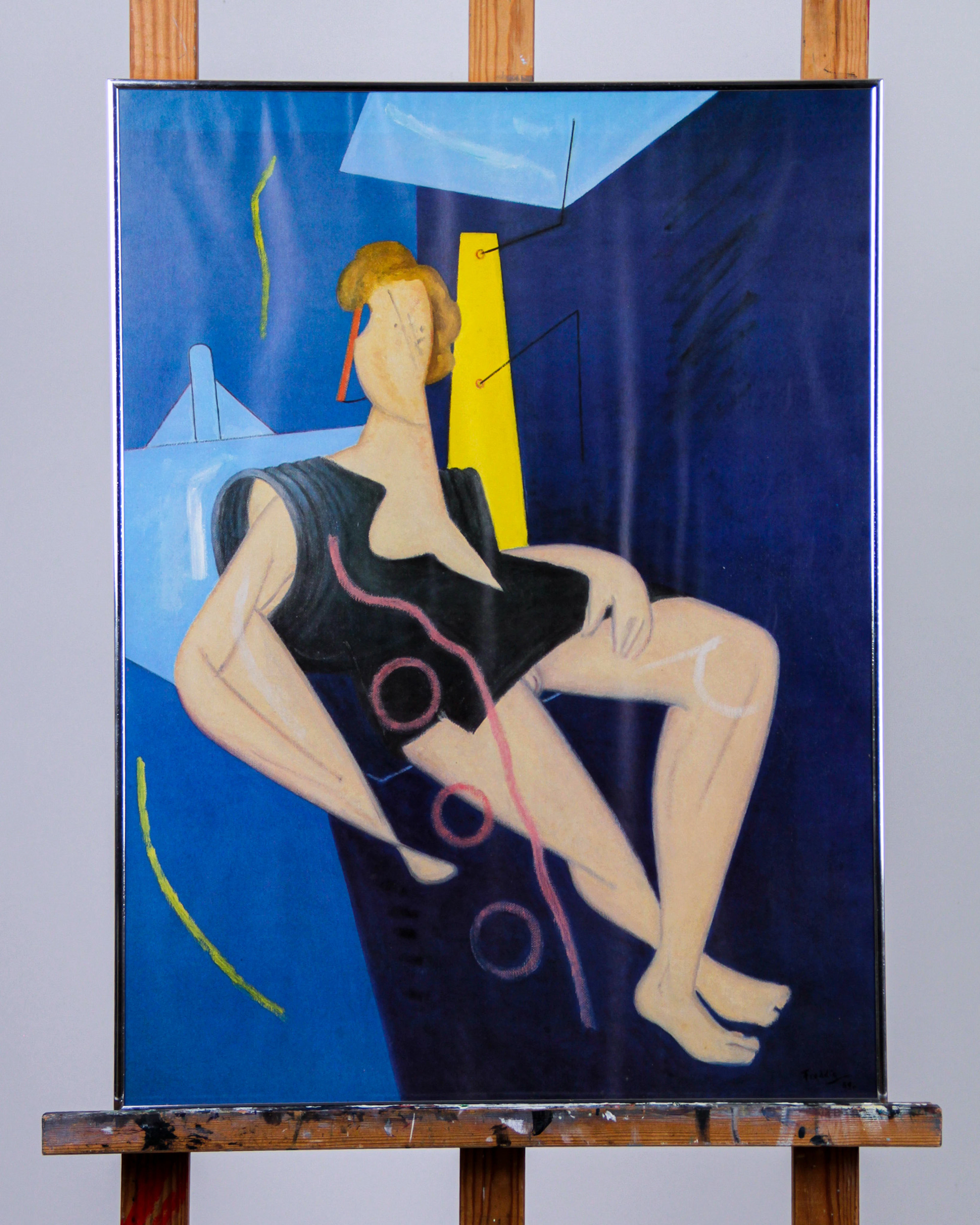 Offsettryck, efter Wilhelm Freddie, Galerie Asbæk, 1985