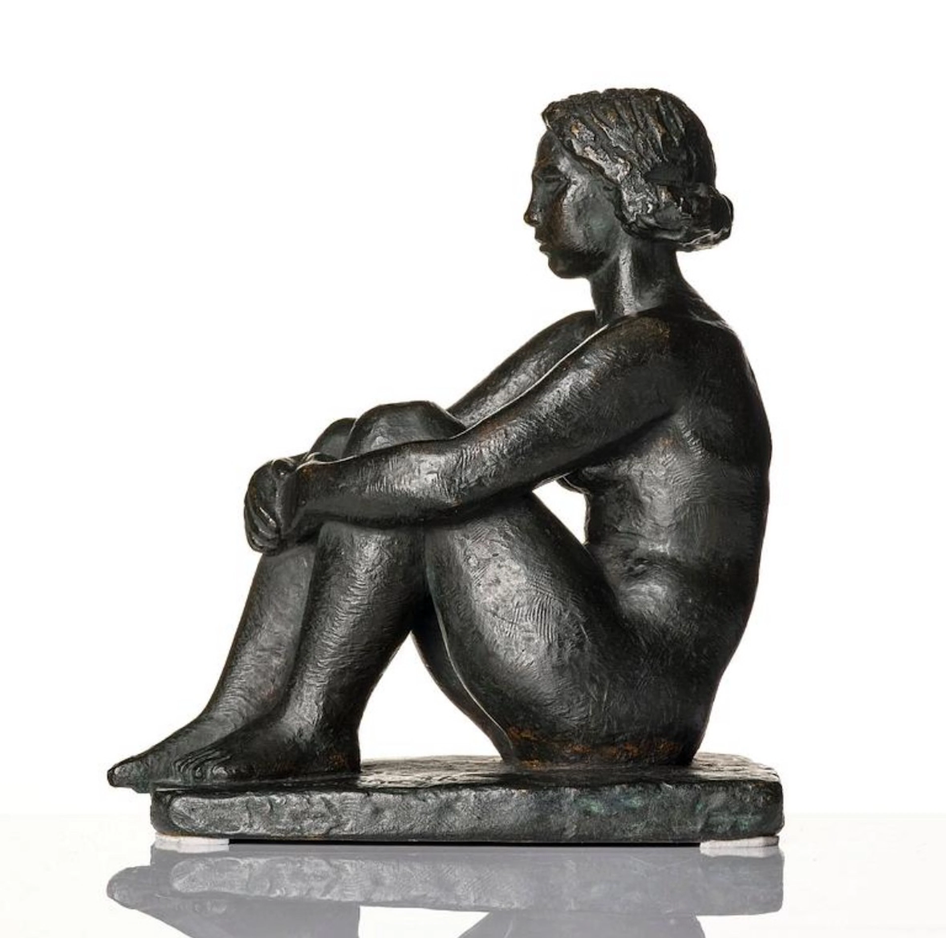 Sitting girl | Bror Hjort